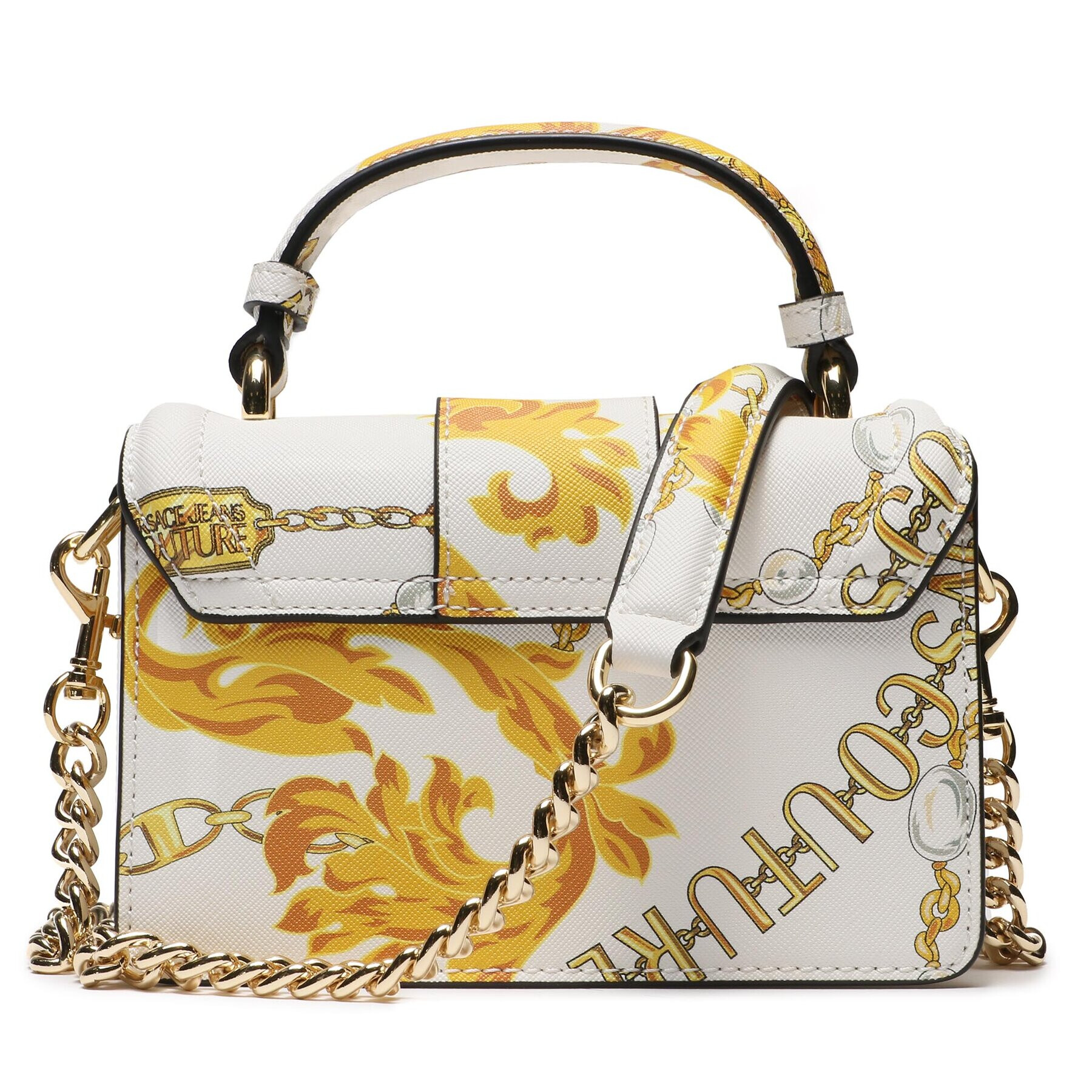 Versace Jeans Couture Дамска чанта 75VA4BF6 Бял - Pepit.bg