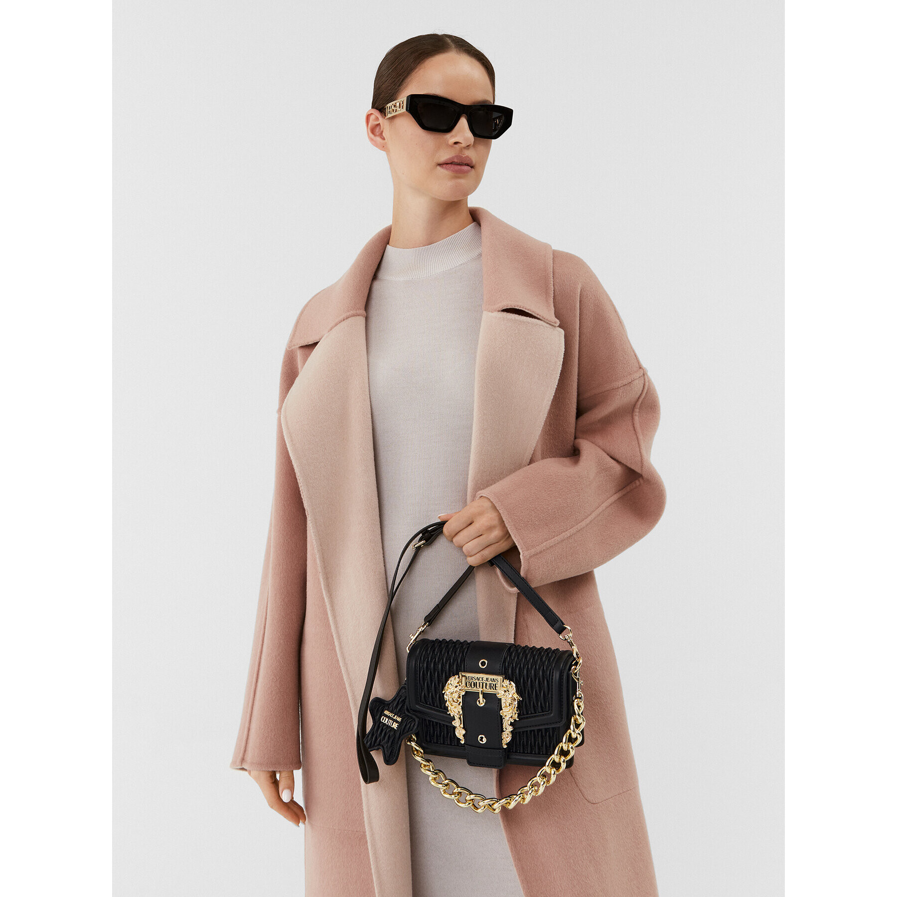 Versace Jeans Couture Дамска чанта 75VA4BFC Черен - Pepit.bg