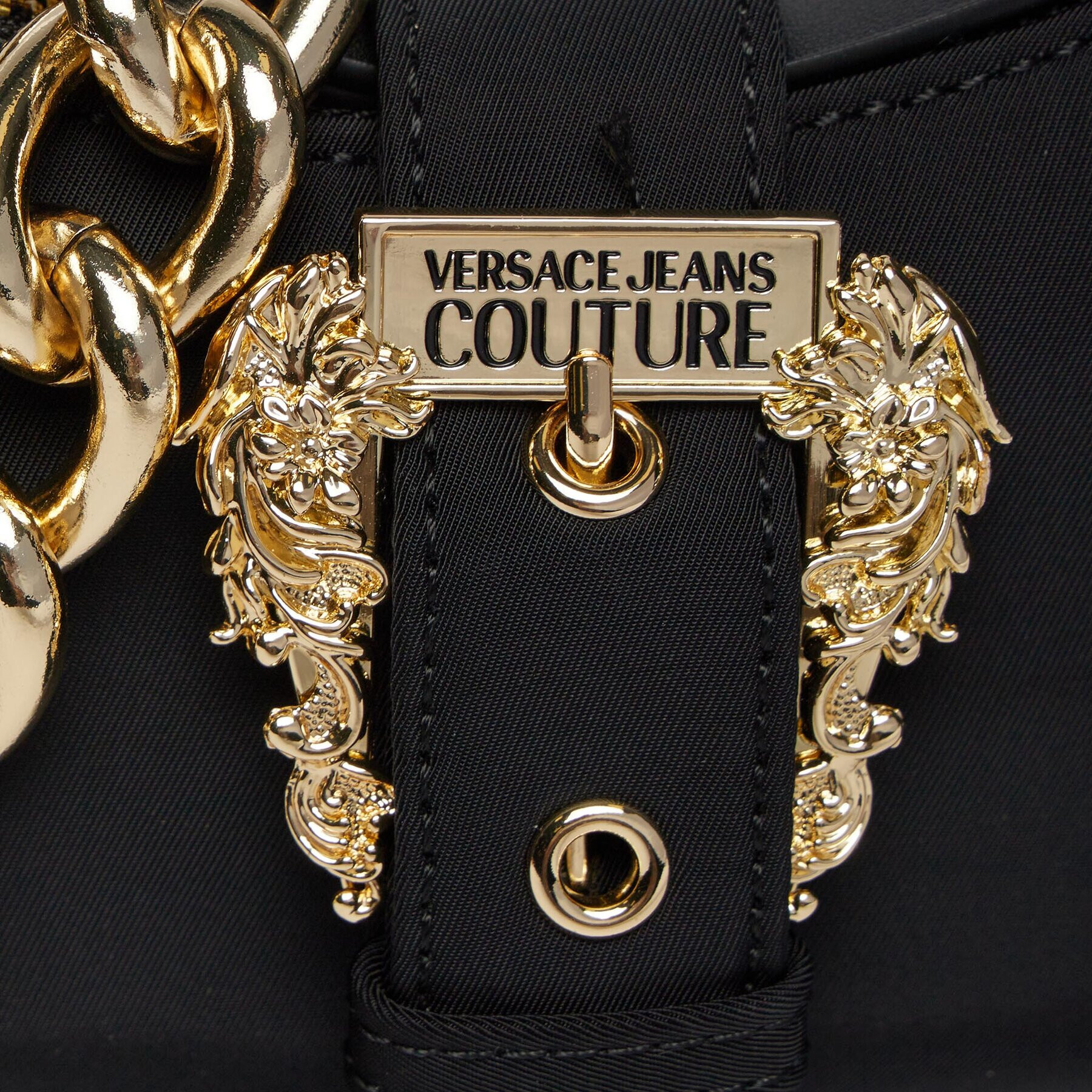 Versace Jeans Couture Дамска чанта 75VA4BFR Черен - Pepit.bg