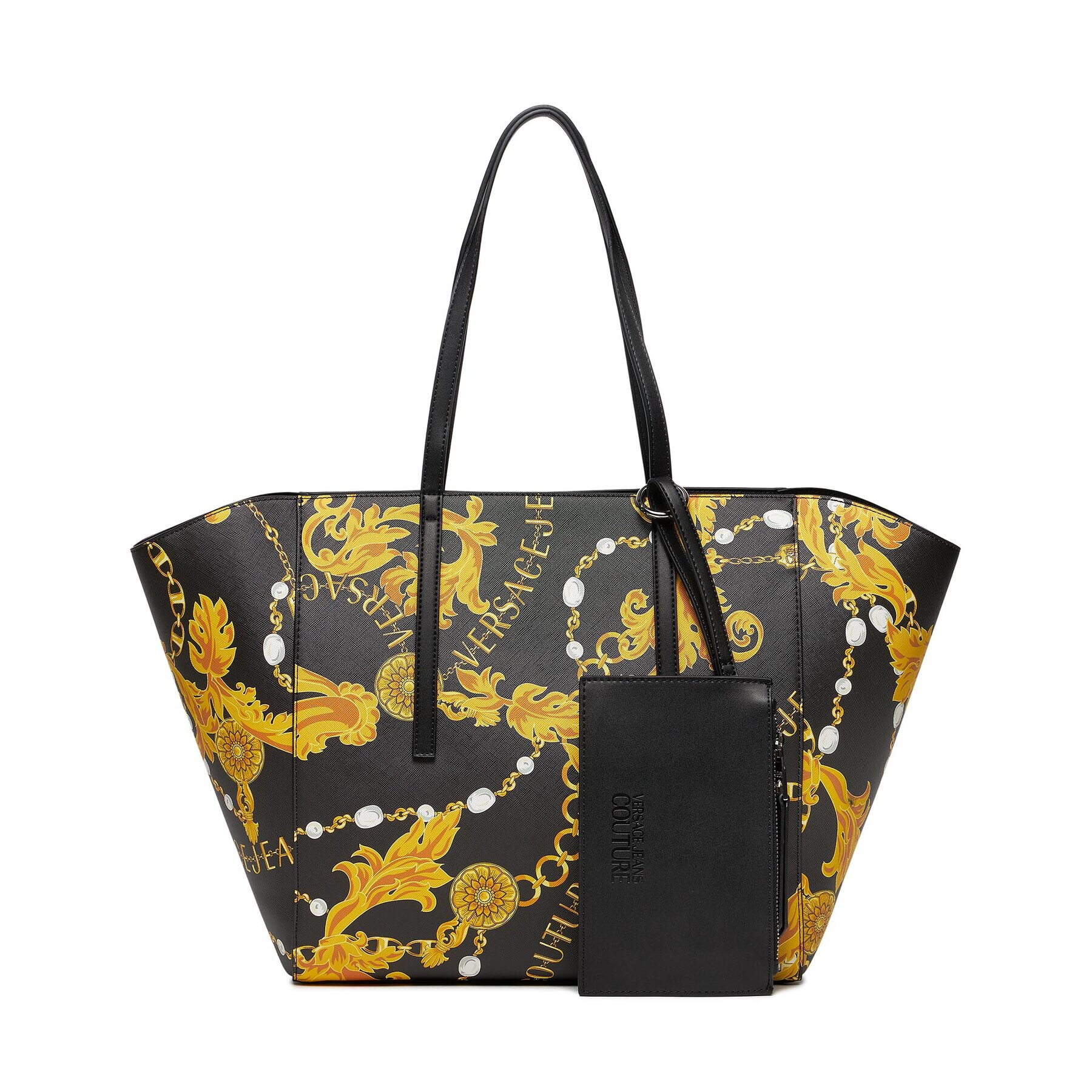 Versace Jeans Couture Дамска чанта 75VA4BK1 Черен - Pepit.bg