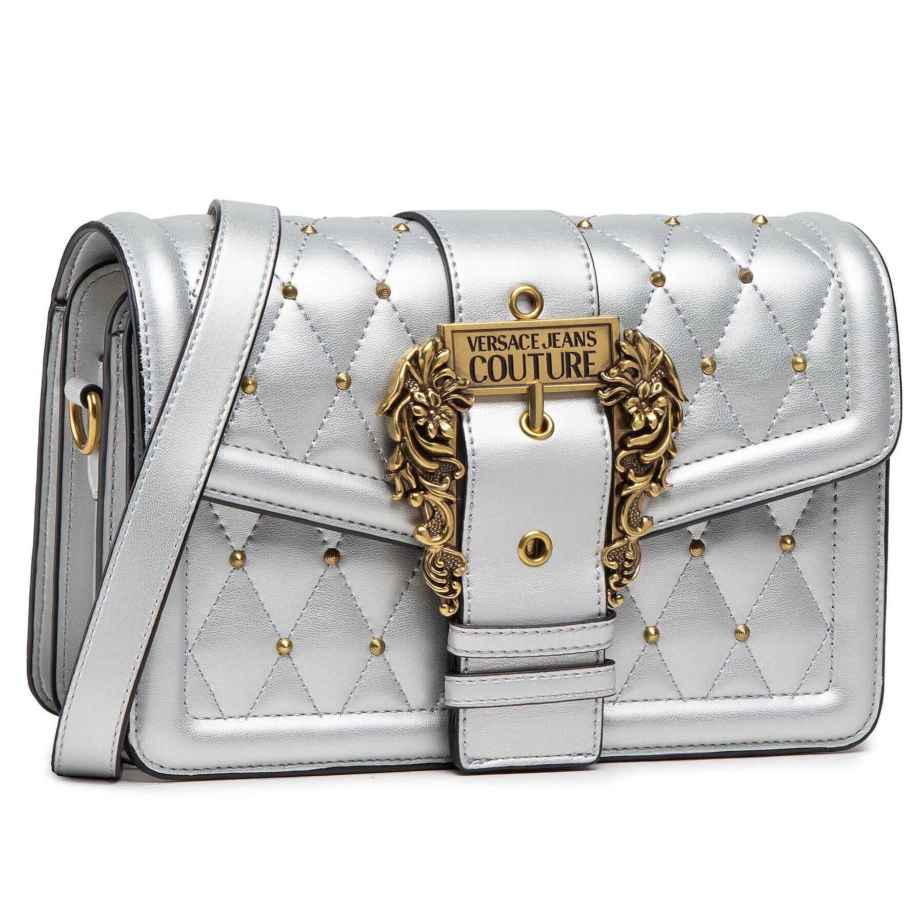 Versace Jeans Couture Дамска чанта E1VWABF1 Сребрист - Pepit.bg