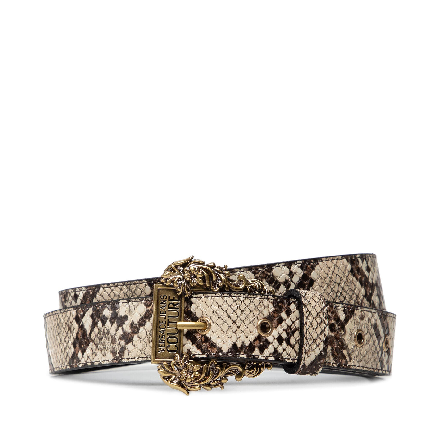 Versace Jeans Couture Дамски колан 71VA6F01 Бежов - Pepit.bg