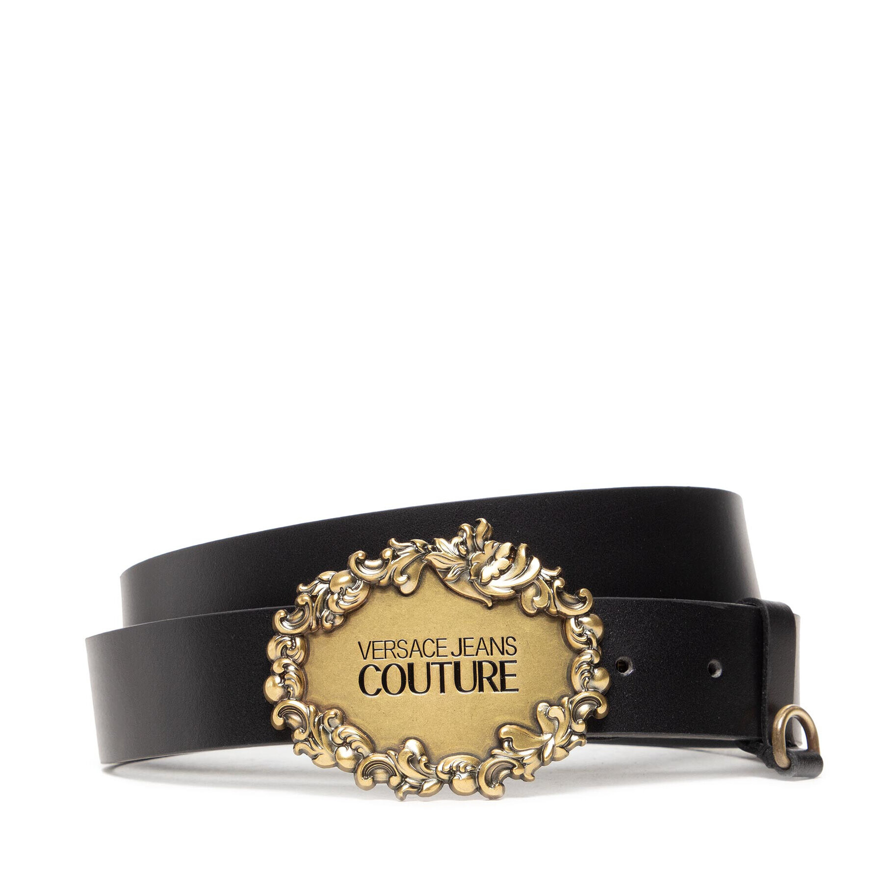 Versace Jeans Couture Дамски колан 71YA6F05 Черен - Pepit.bg
