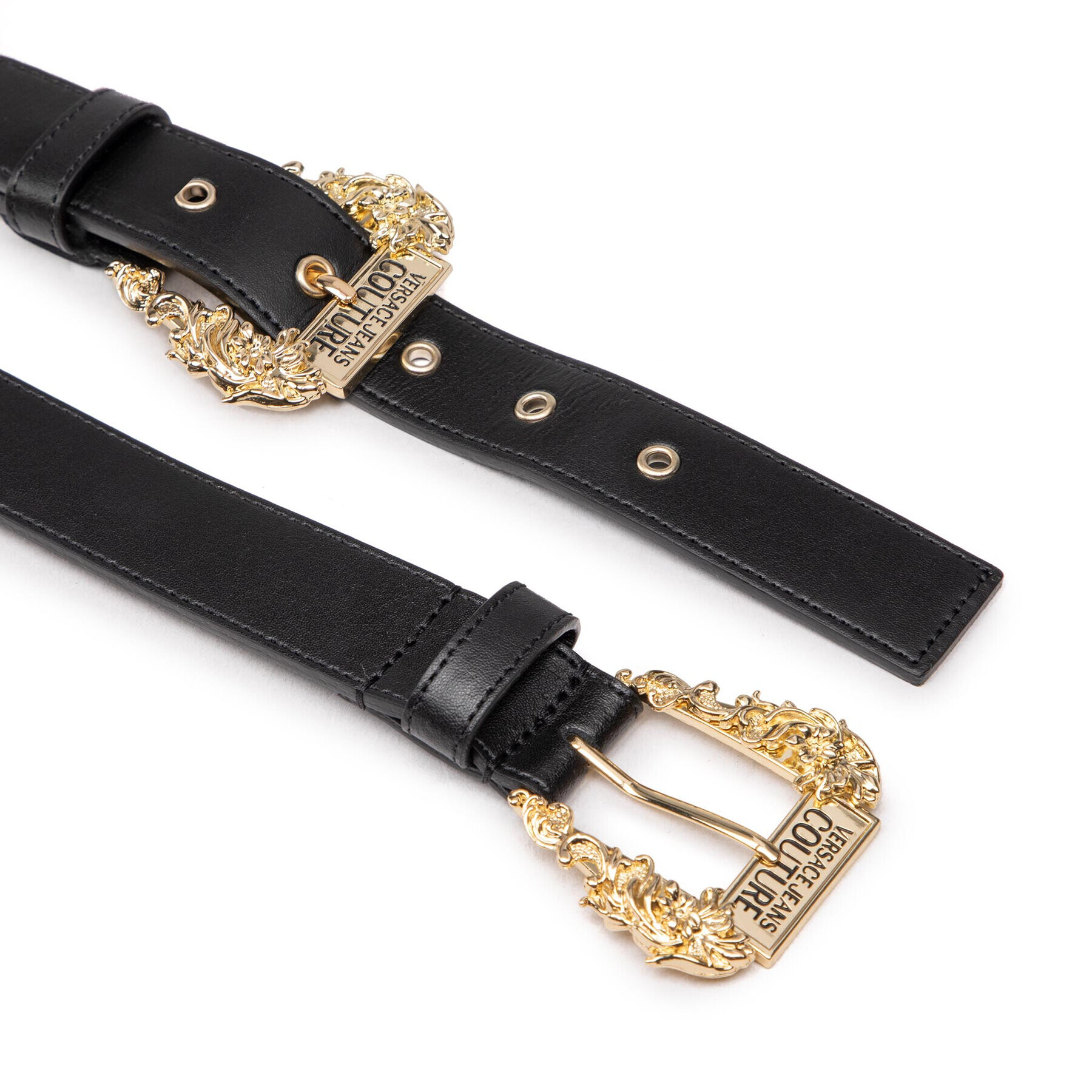 Versace Jeans Couture Дамски колан 73VA6F17 Черен - Pepit.bg