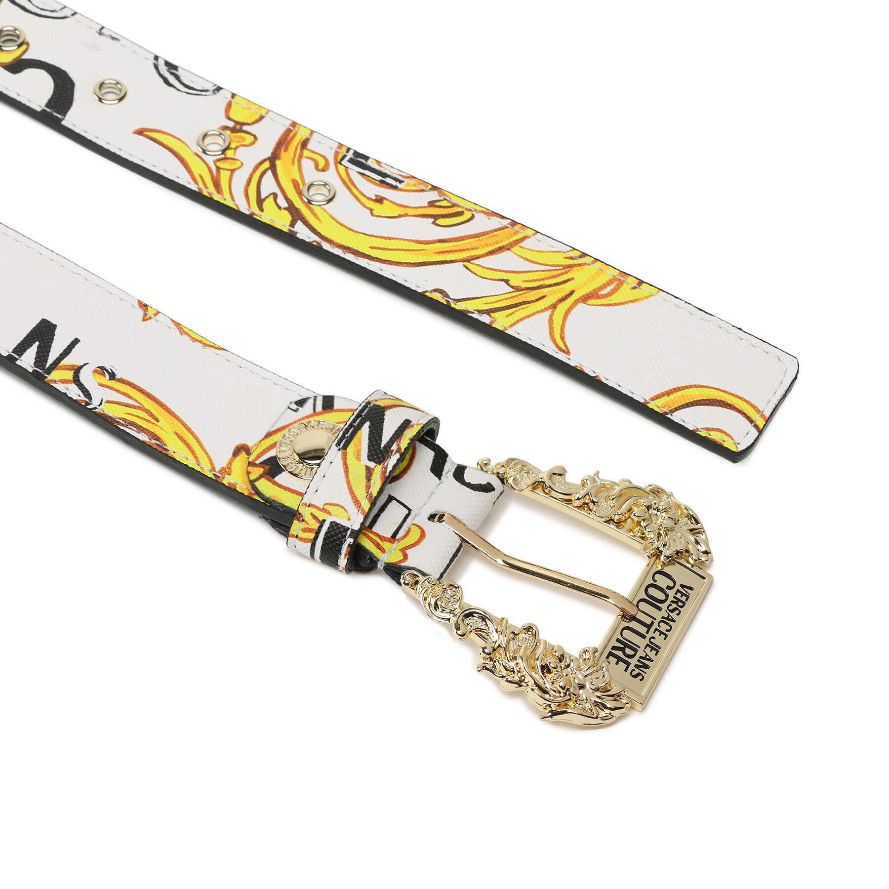 Versace Jeans Couture Дамски колан 74VA6F01 Бял - Pepit.bg
