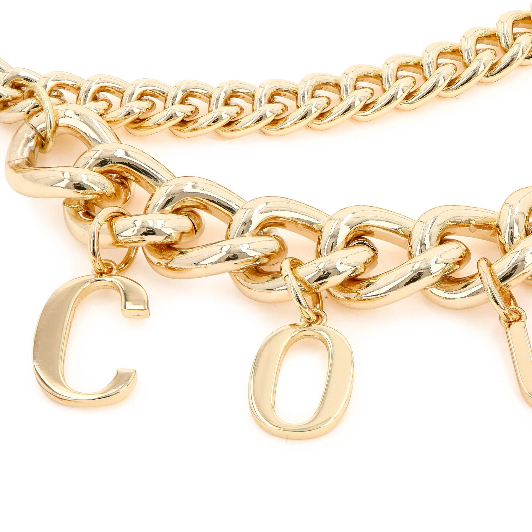 Versace Jeans Couture Дамски колан 74VA6F26 Златист - Pepit.bg