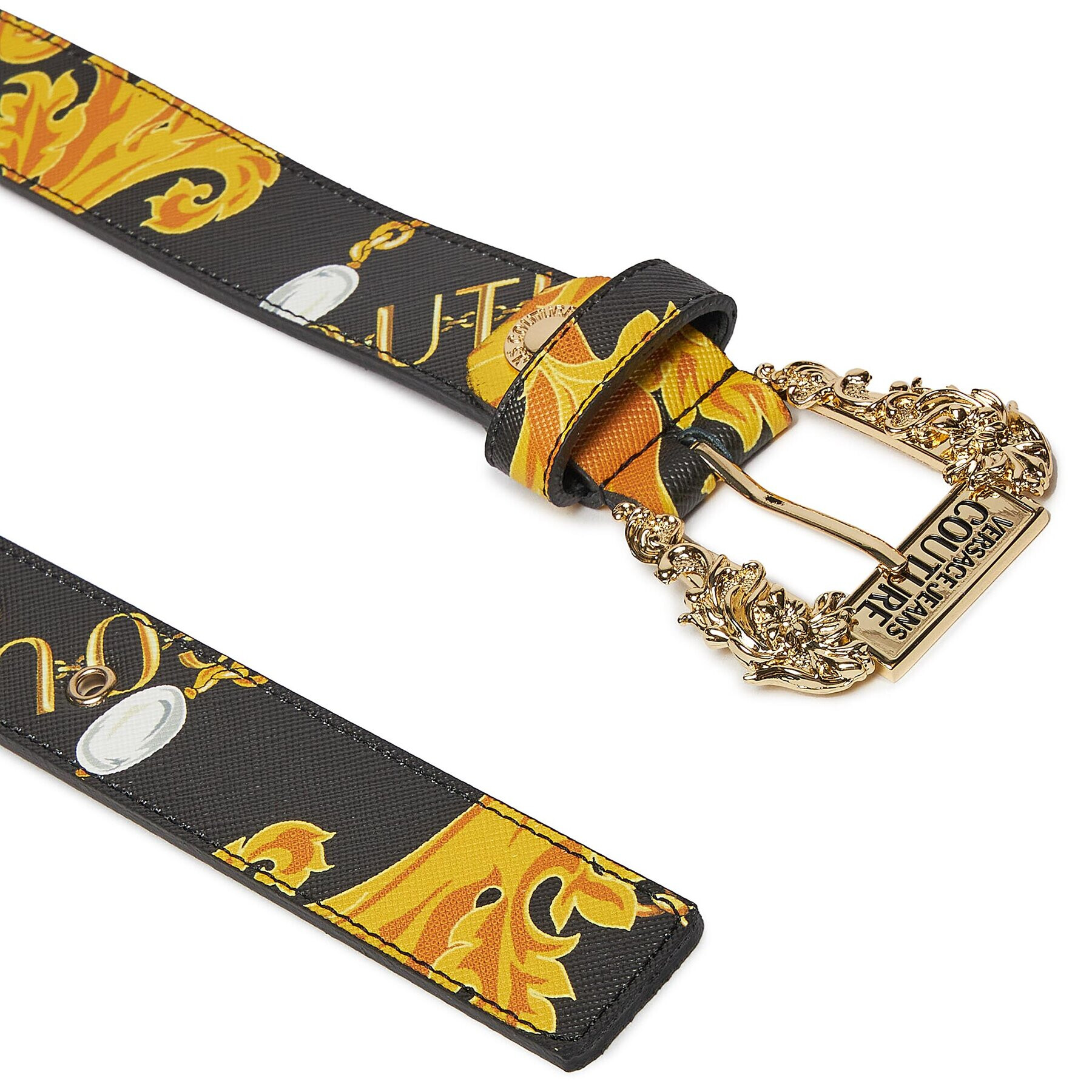 Versace Jeans Couture Дамски колан 75VA6F01 Черен - Pepit.bg