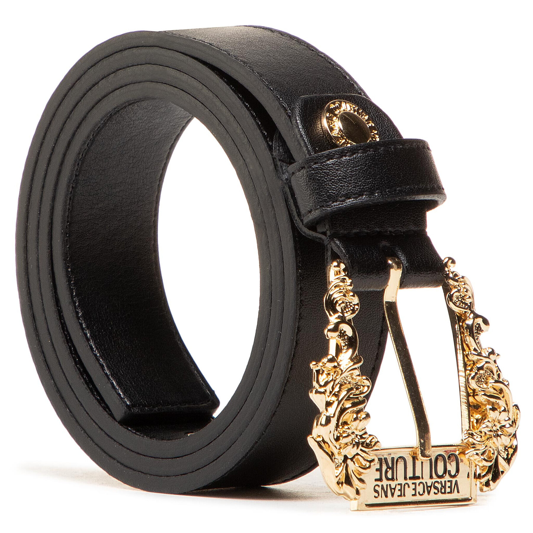 Versace Jeans Couture Дамски колан D8VWAF01 Черен - Pepit.bg