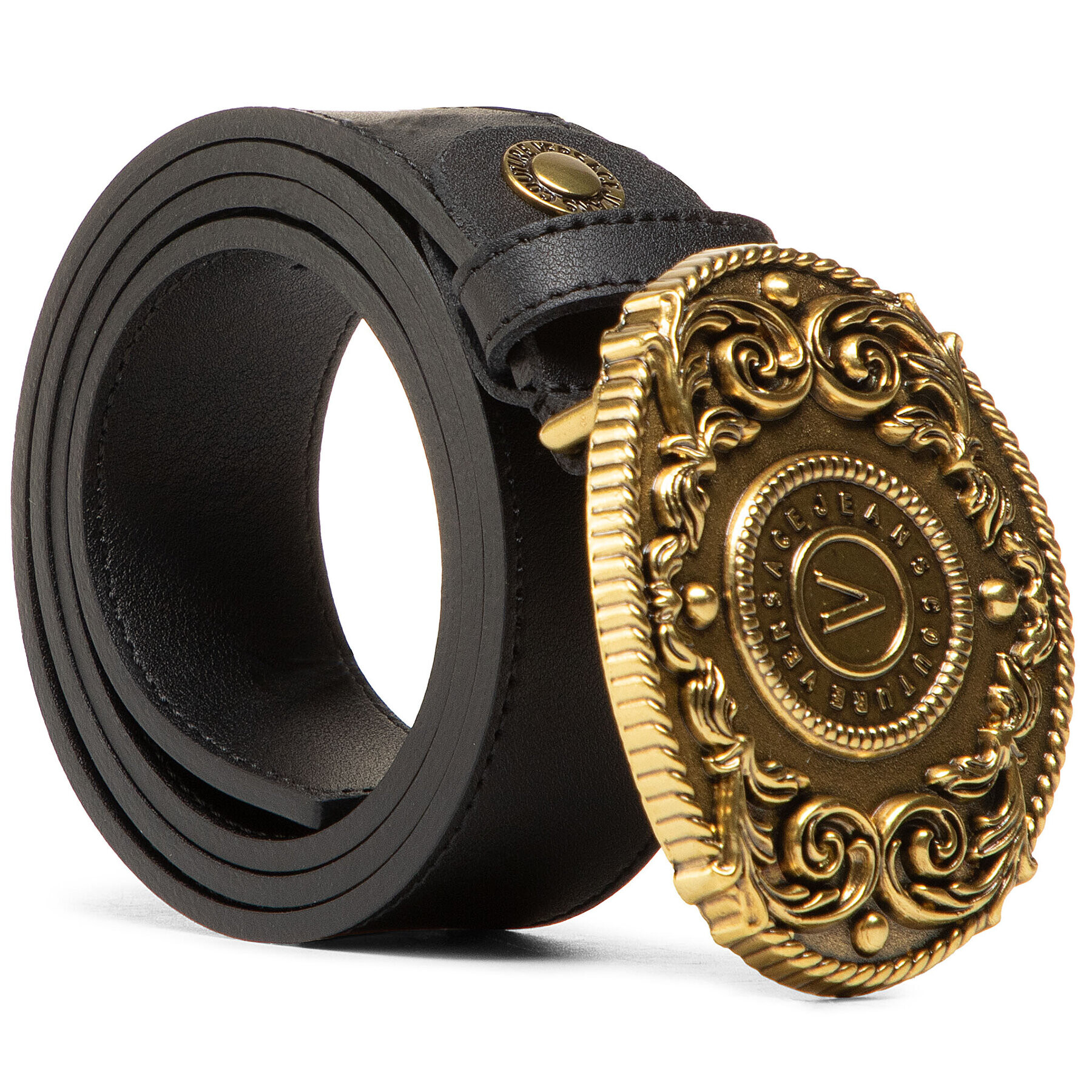 Versace Jeans Couture Дамски колан D8VWAF28 Черен - Pepit.bg