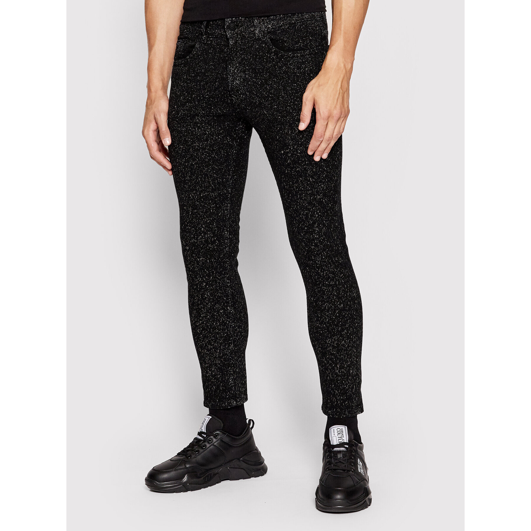 Versace Jeans Couture Дънки 73GAB540 Черен Skinny Fit - Pepit.bg