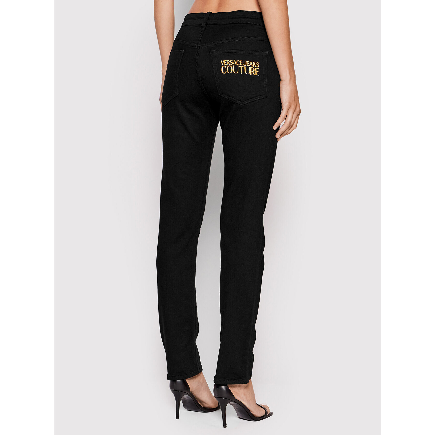 Versace Jeans Couture Дънки 73HAB594 Черен Regular Fit - Pepit.bg