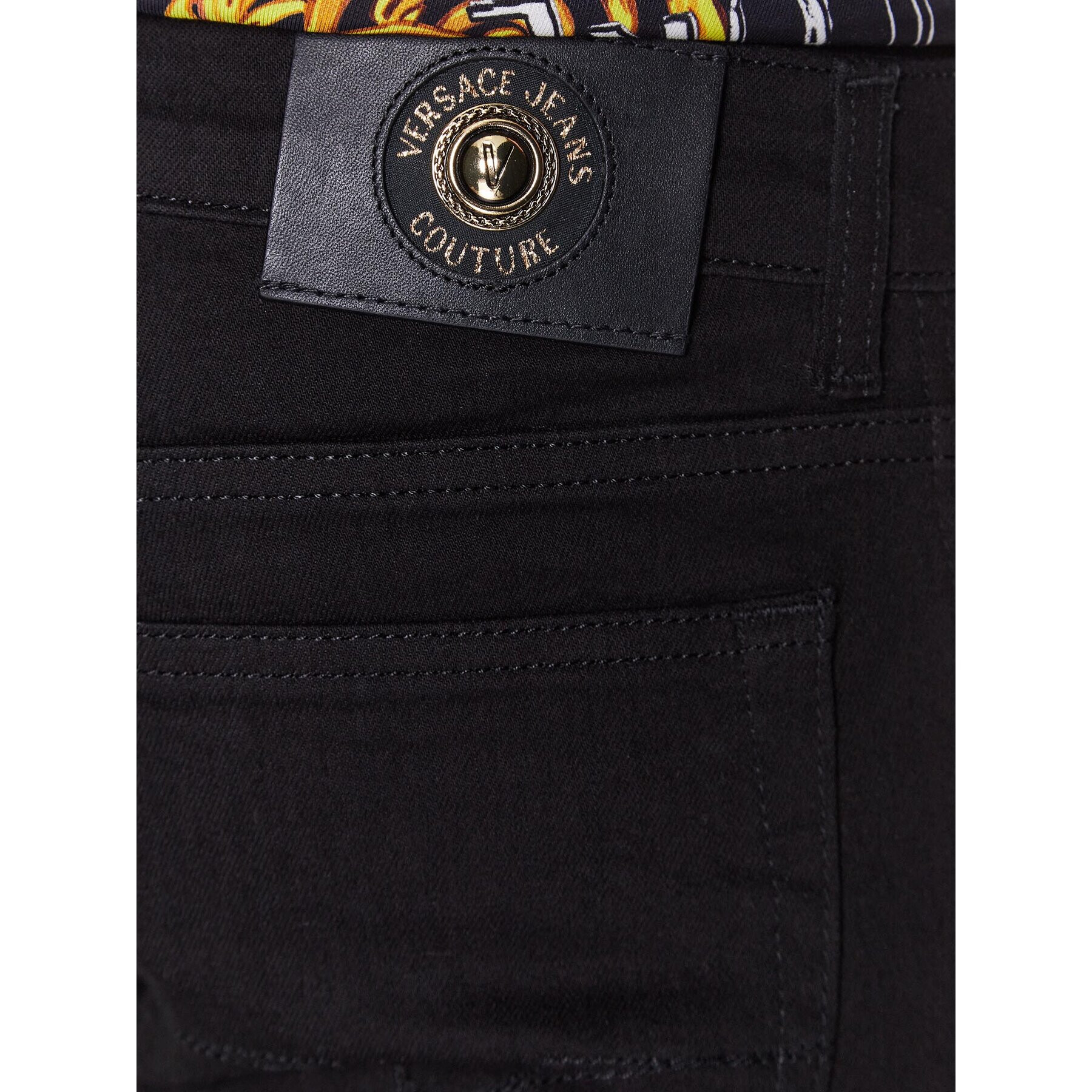 Versace Jeans Couture Дънки 74GAB540 Черен Skinny Fit - Pepit.bg