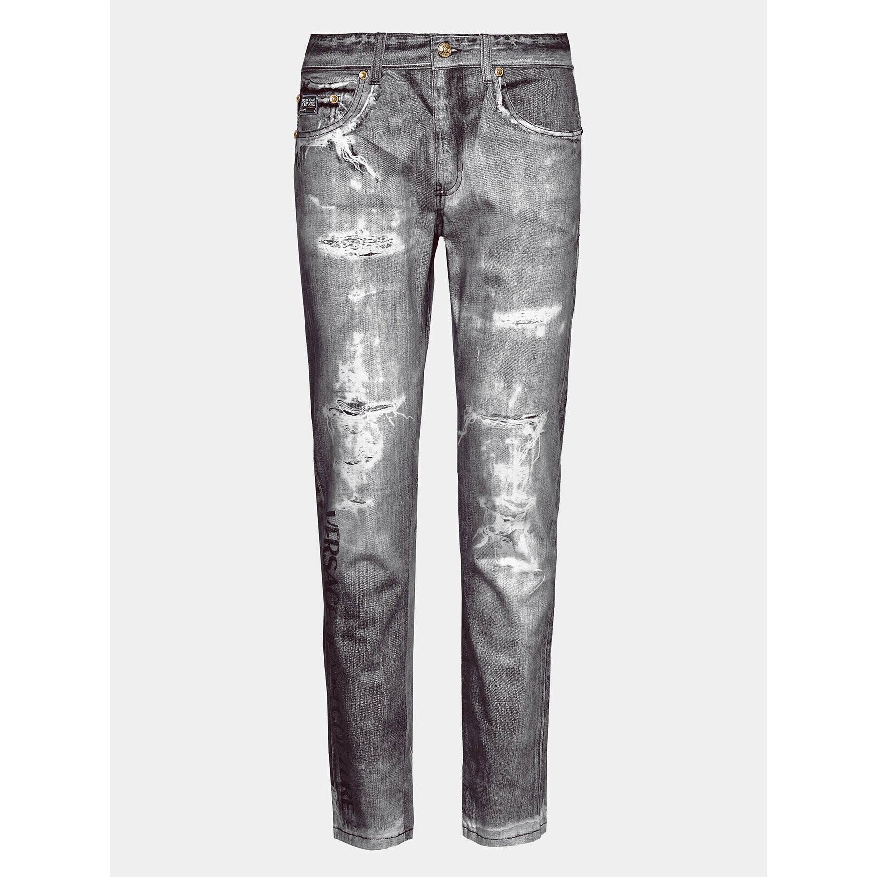 Versace Jeans Couture Дънки 74GAB59P Черен Regular Fit - Pepit.bg