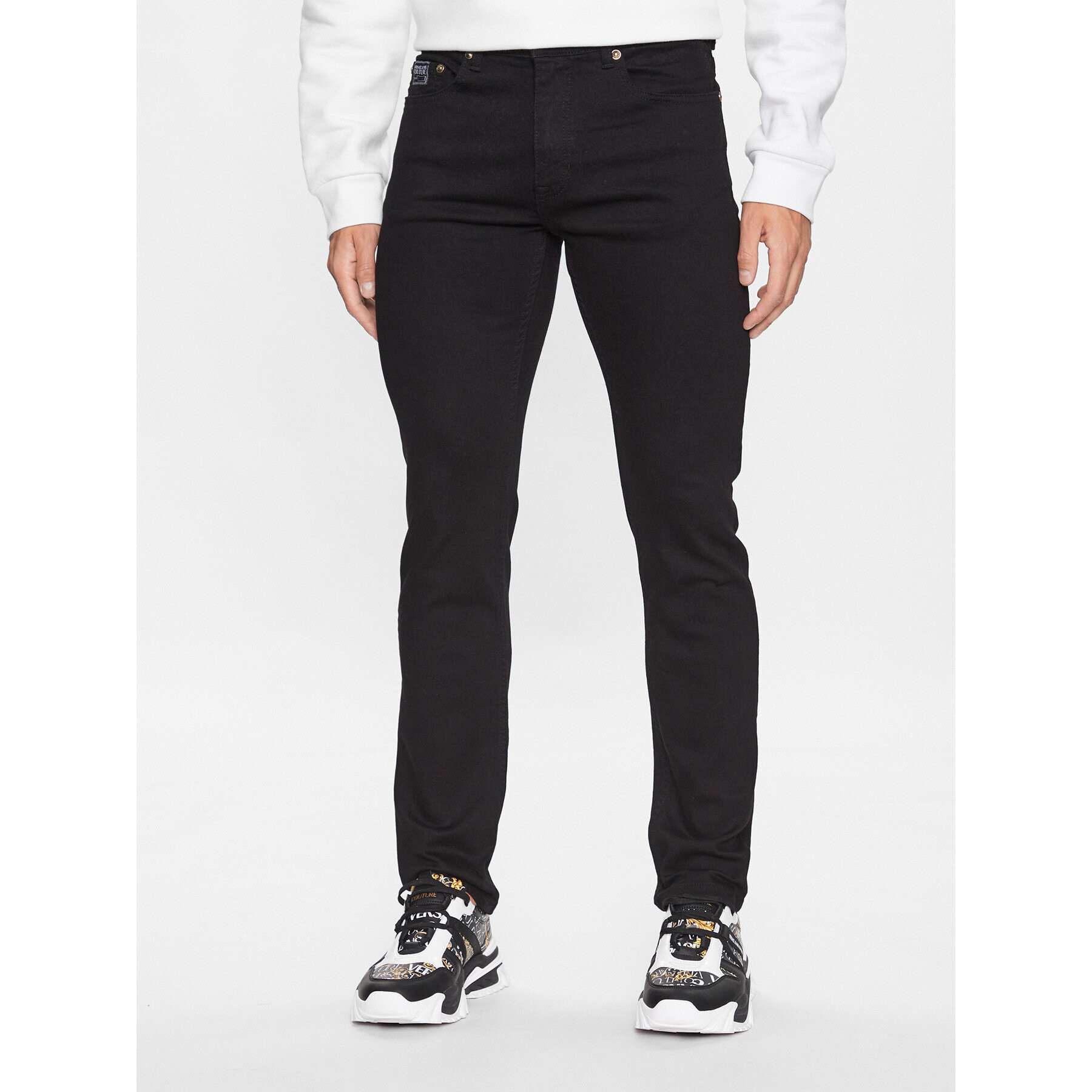 Versace Jeans Couture Дънки 74GAB5S0 Черен Slim Fit - Pepit.bg