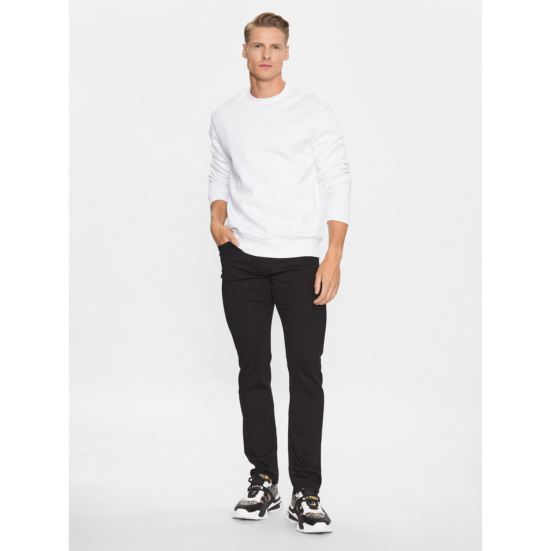 Versace Jeans Couture Дънки 74GAB5S0 Черен Slim Fit - Pepit.bg