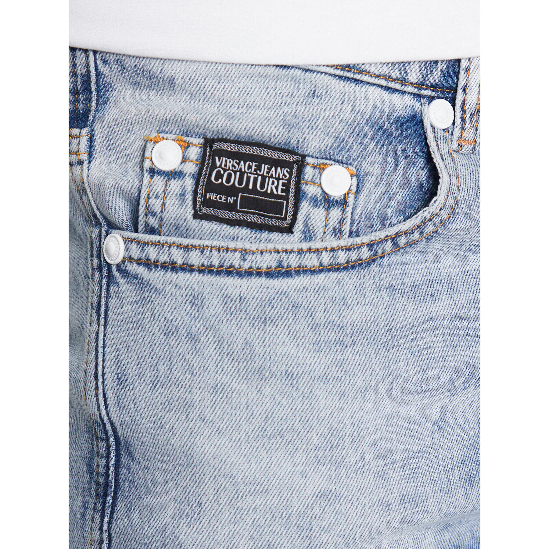 Versace Jeans Couture Дънки 74GAB5S0 Син Slim Fit - Pepit.bg