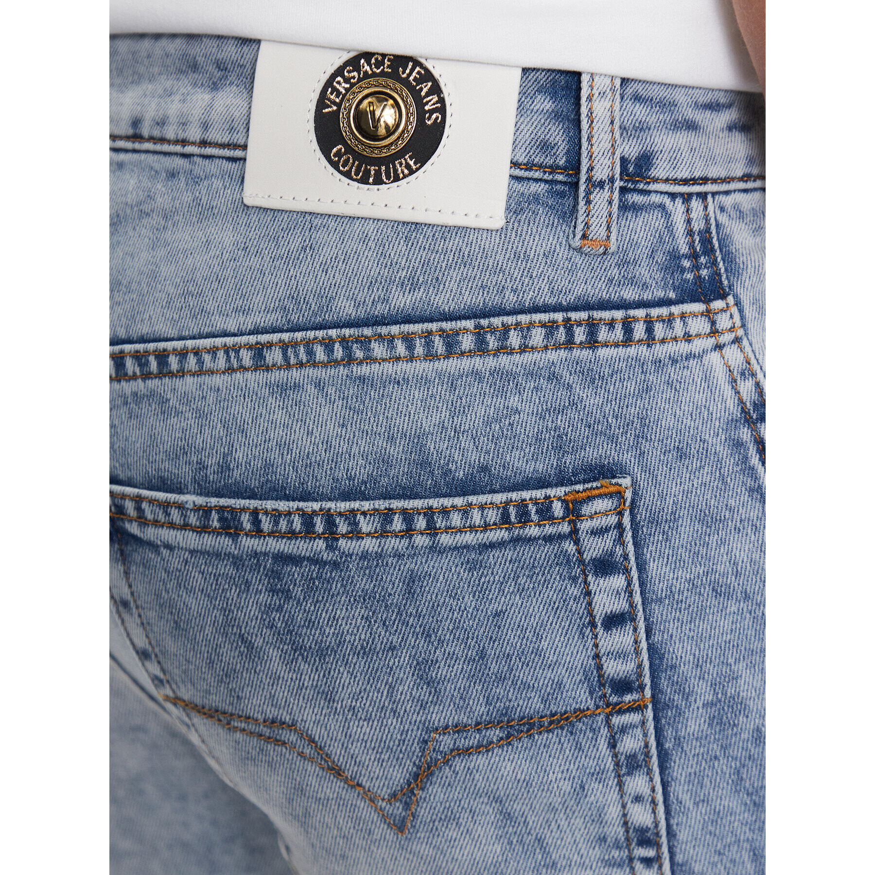 Versace Jeans Couture Дънки 74GAB5S0 Син Slim Fit - Pepit.bg