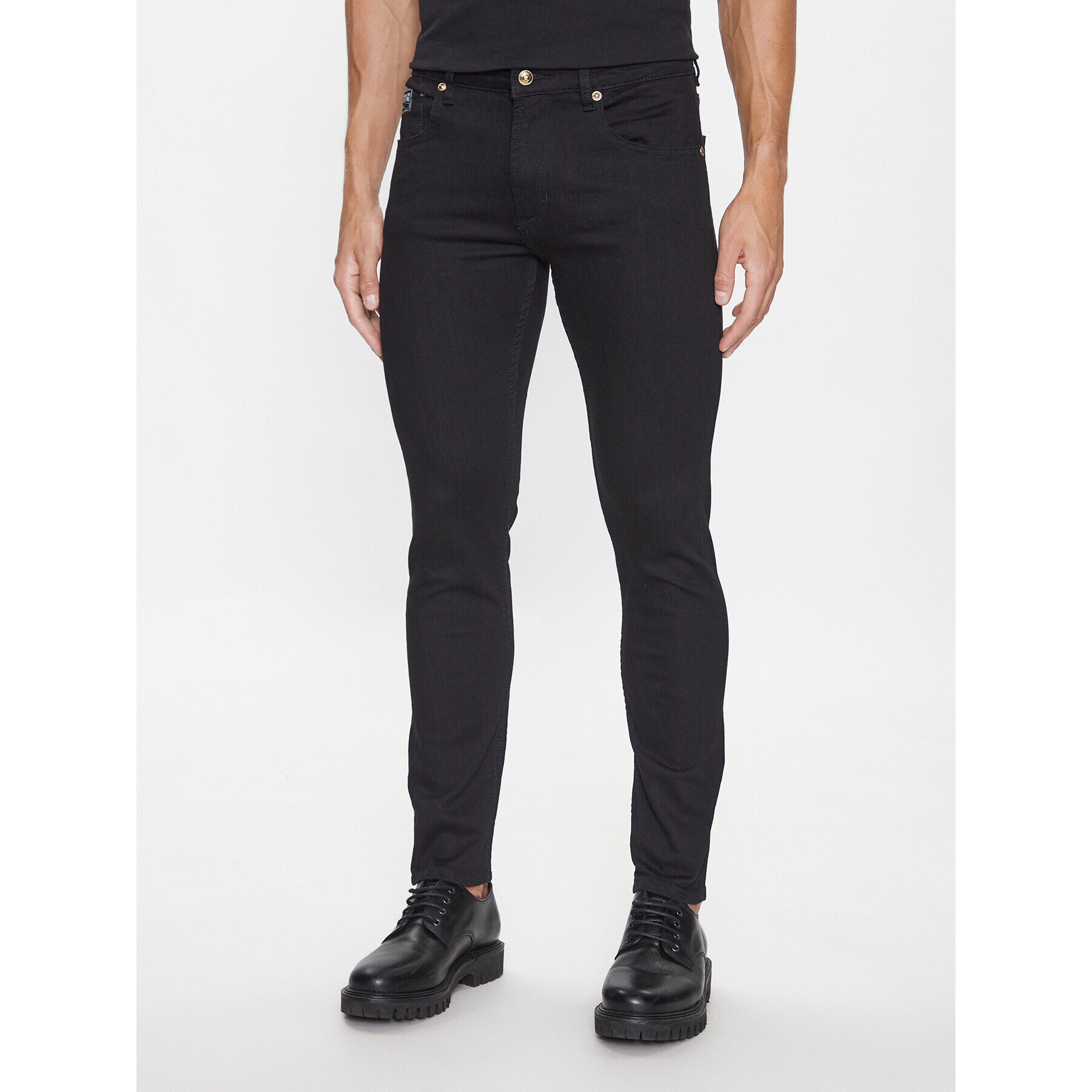 Versace Jeans Couture Дънки 75GAB5D0 Черен Skinny Fit - Pepit.bg