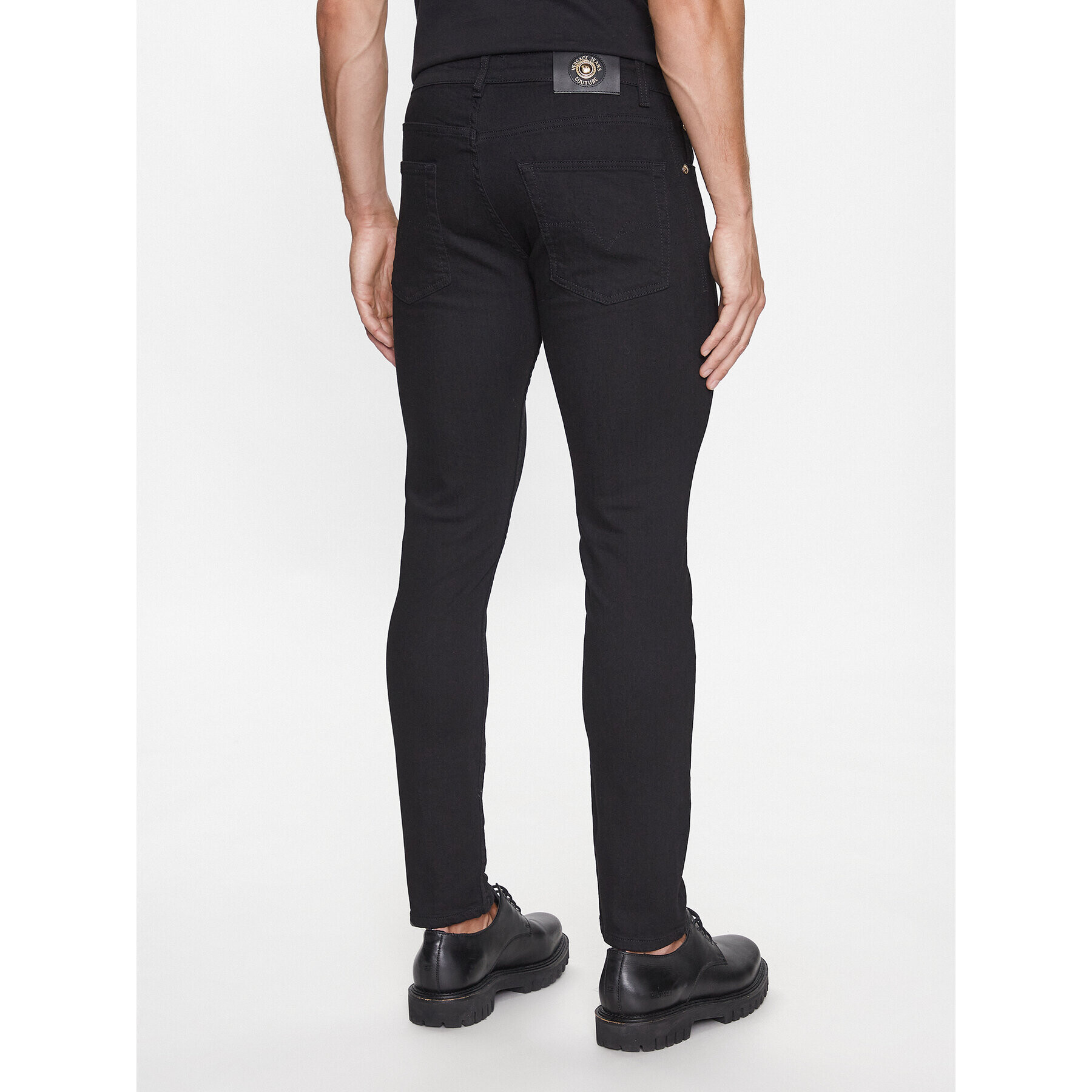 Versace Jeans Couture Дънки 75GAB5D0 Черен Skinny Fit - Pepit.bg