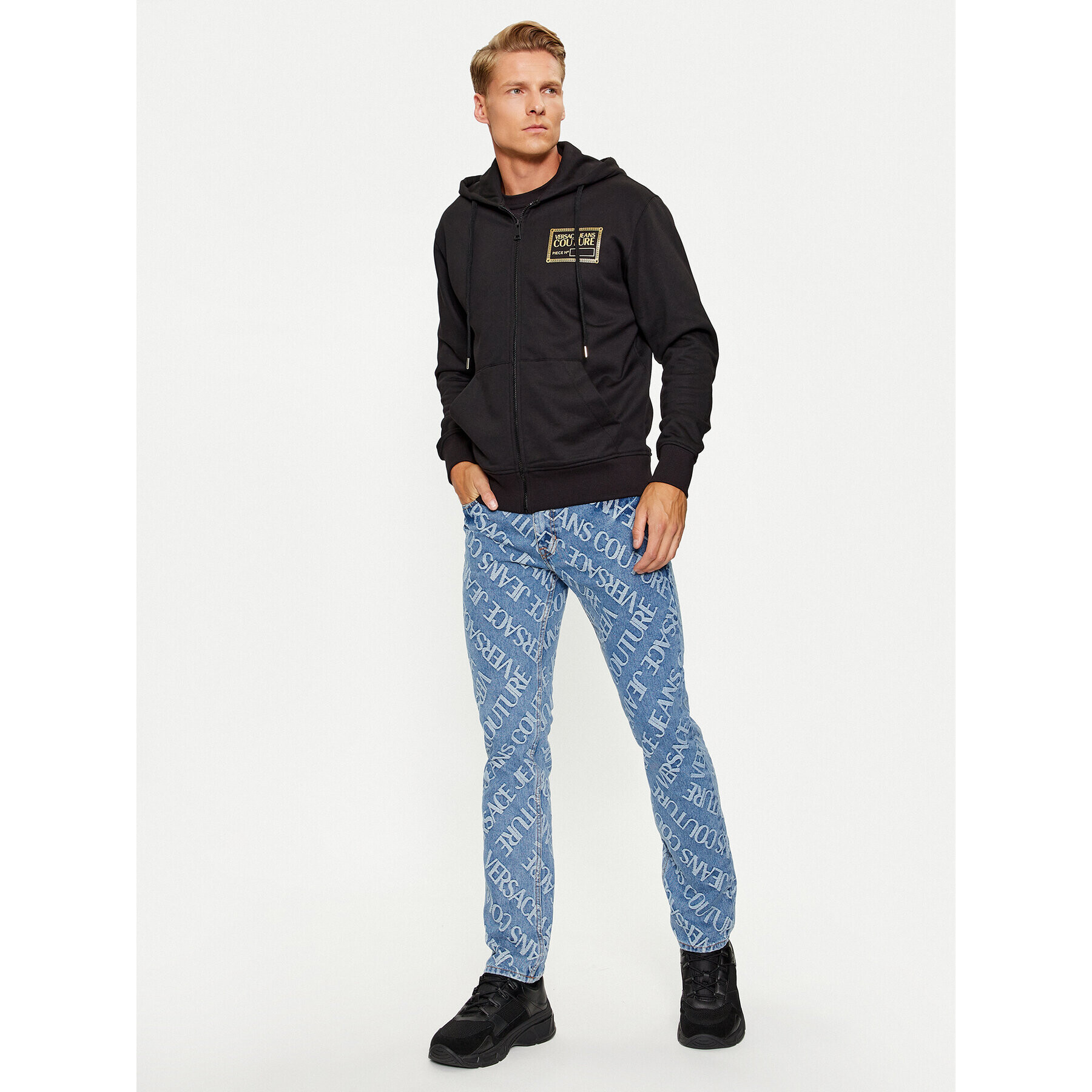 Versace Jeans Couture Дънки 75GAB5S0 Син Slim Fit - Pepit.bg