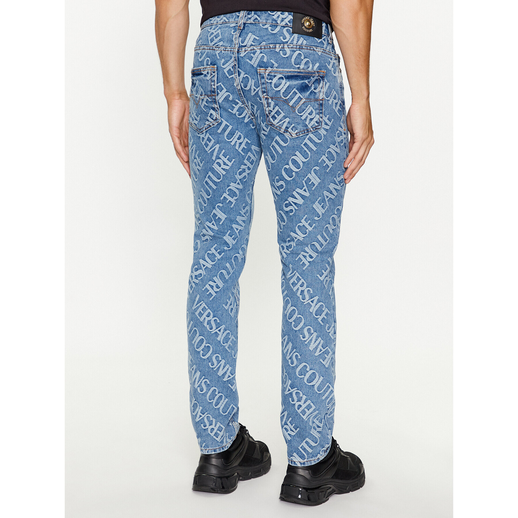 Versace Jeans Couture Дънки 75GAB5S0 Син Slim Fit - Pepit.bg