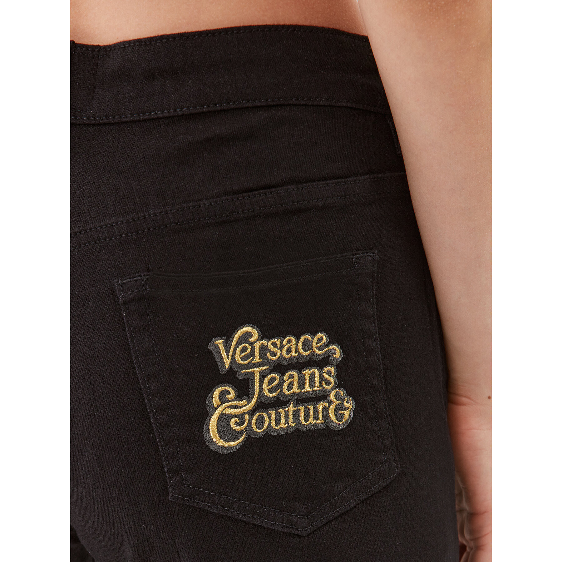 Versace Jeans Couture Дънки 75HAB5B1 Черен Regular Fit - Pepit.bg