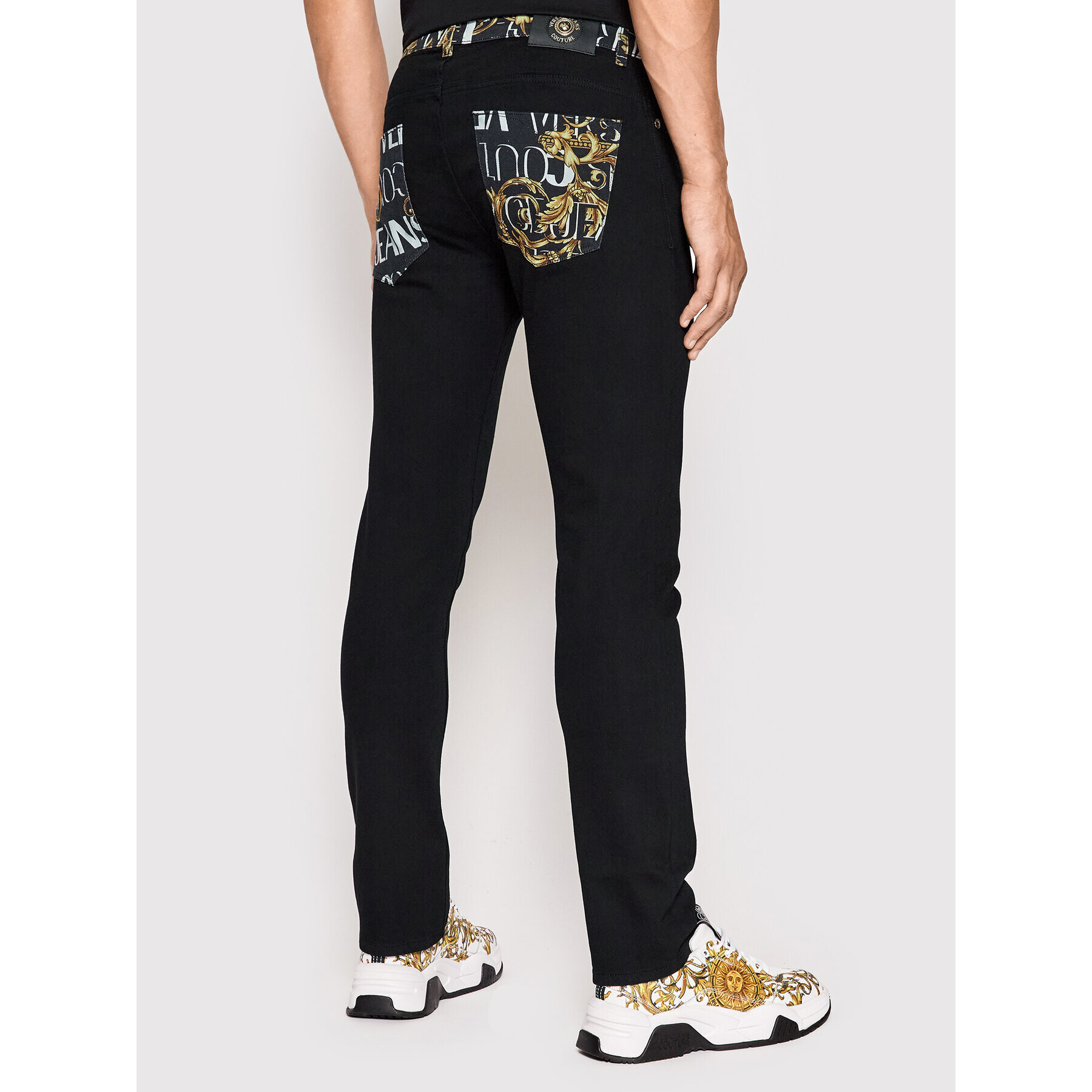 Versace Jeans Couture Дънки Dundee 73GAB5DM Черен Regular Fit - Pepit.bg