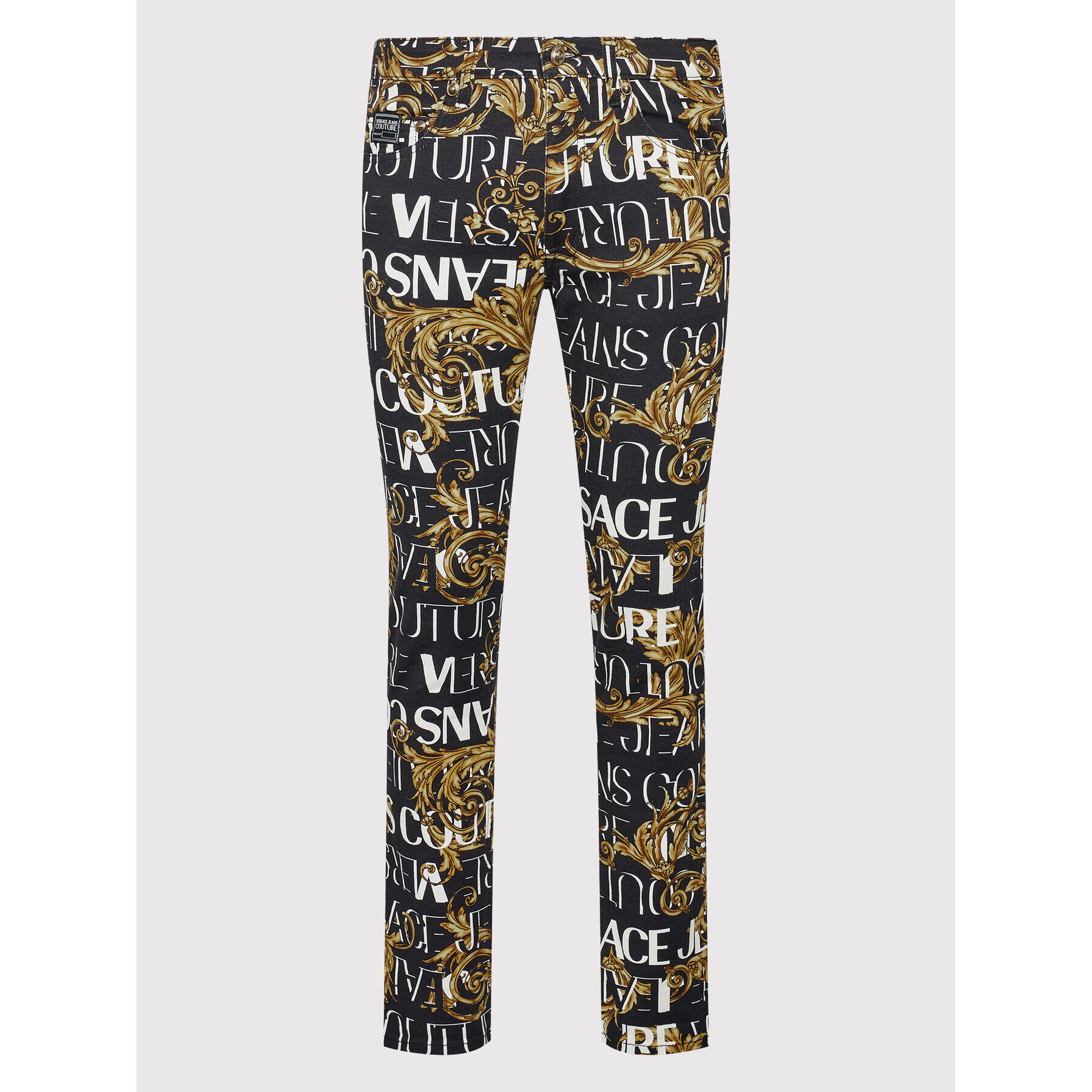 Versace Jeans Couture Дънки Milano 73GAB5S0 Черен Slim Fit - Pepit.bg