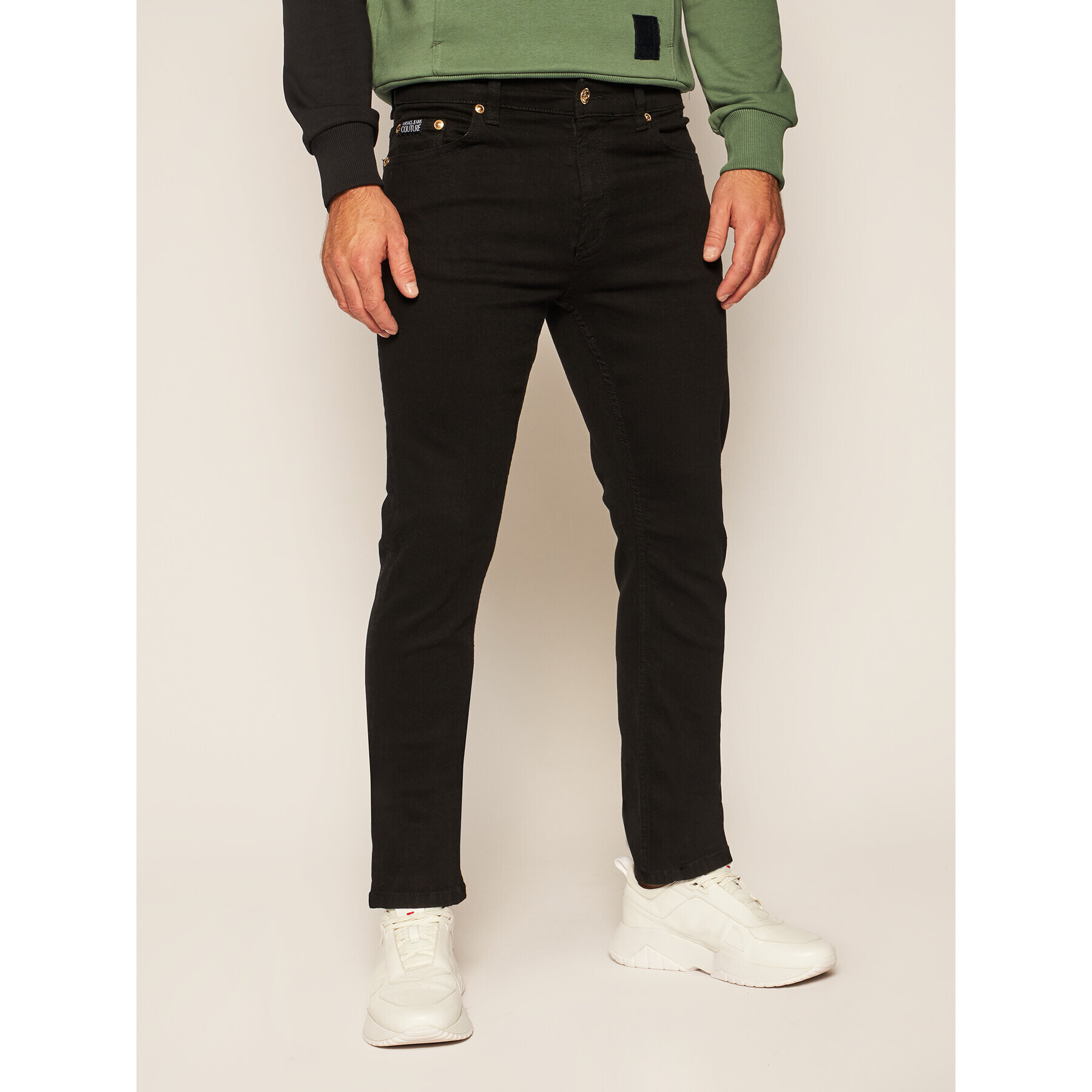 Versace Jeans Couture Дънки тип Slim Fit A2GZA0S4 Черен Slim Fit - Pepit.bg