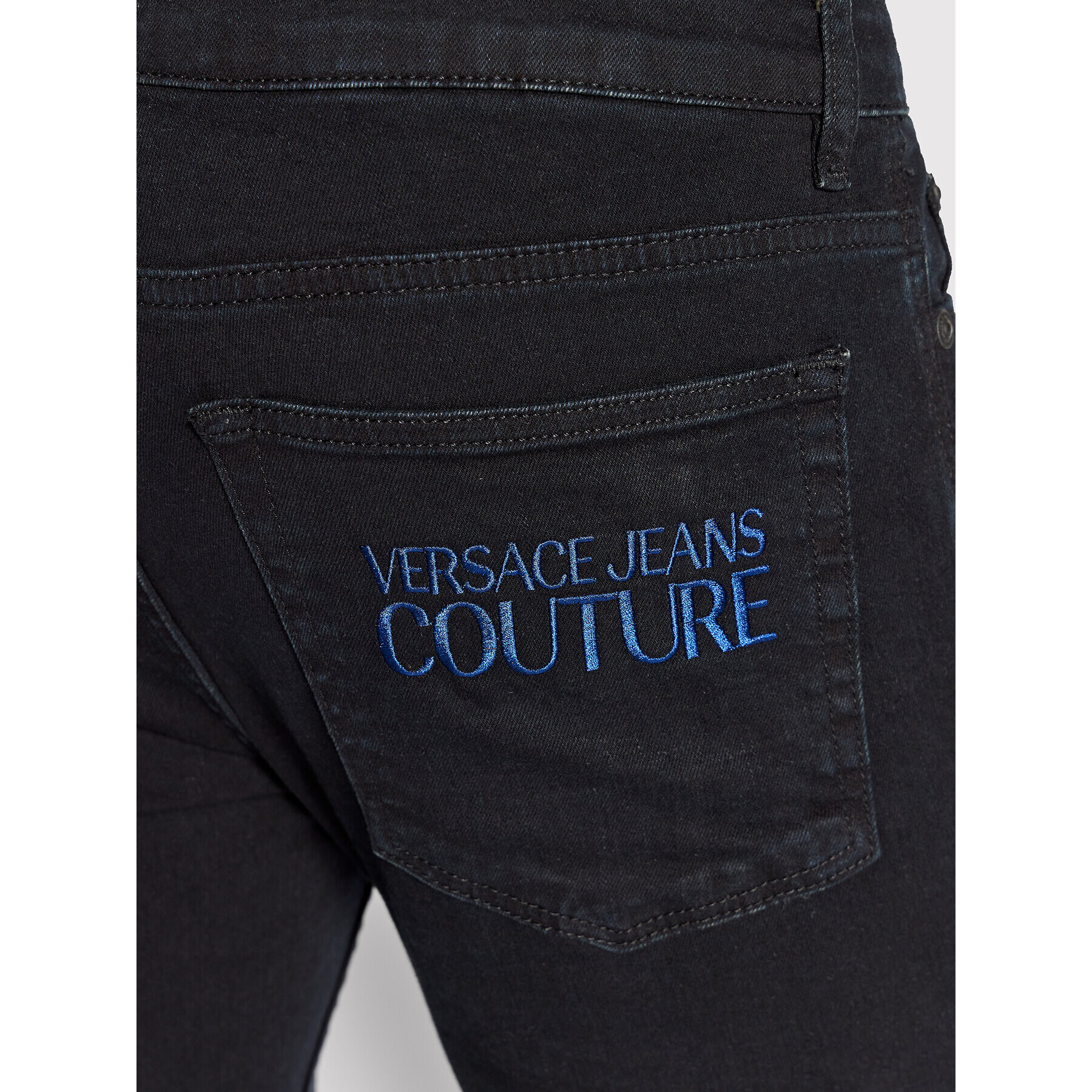 Versace Jeans Couture Дънки Troy 73GAB544 Черен Skinny Fit - Pepit.bg