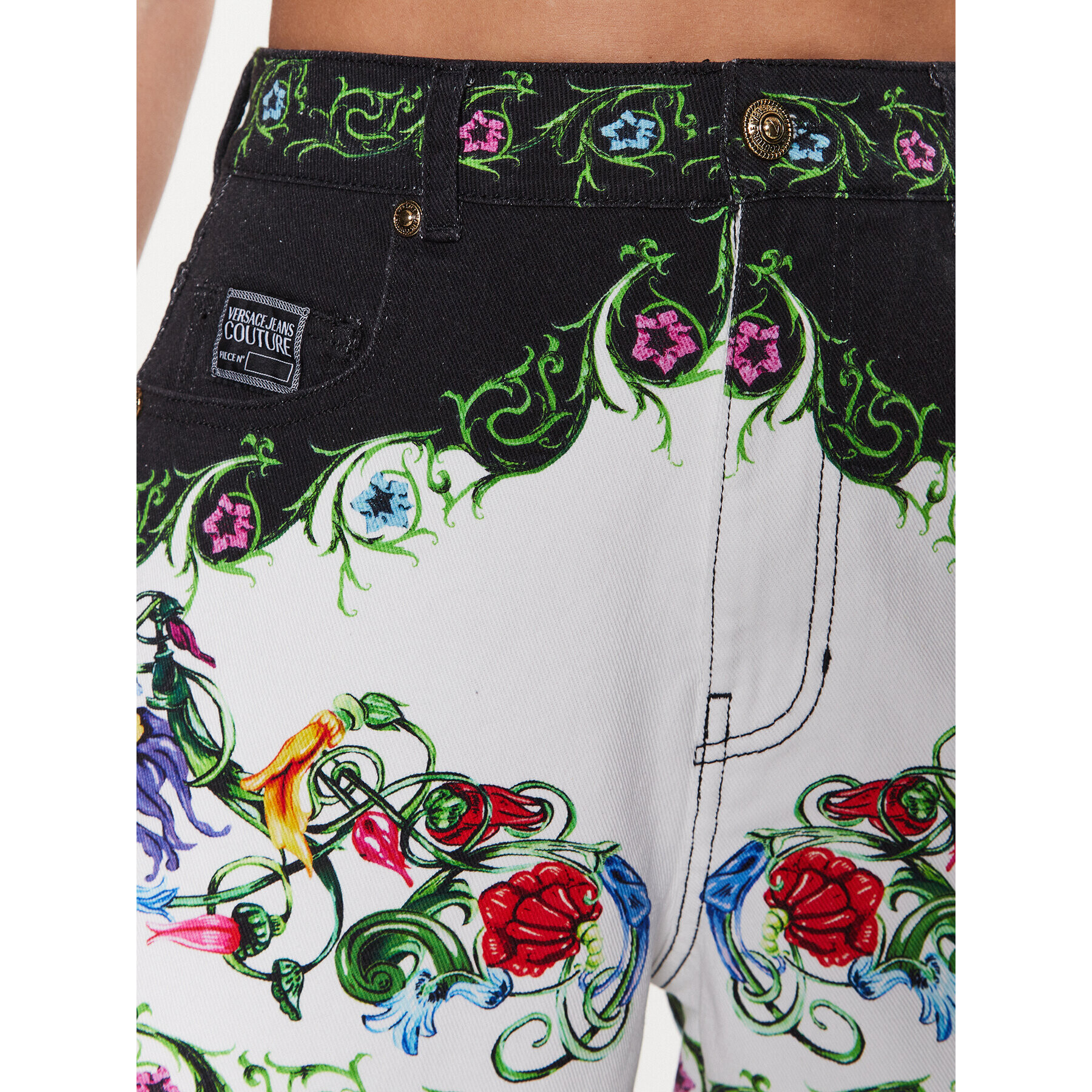Versace Jeans Couture Дънкови шорти 74HAD51P Черен Regular Fit - Pepit.bg
