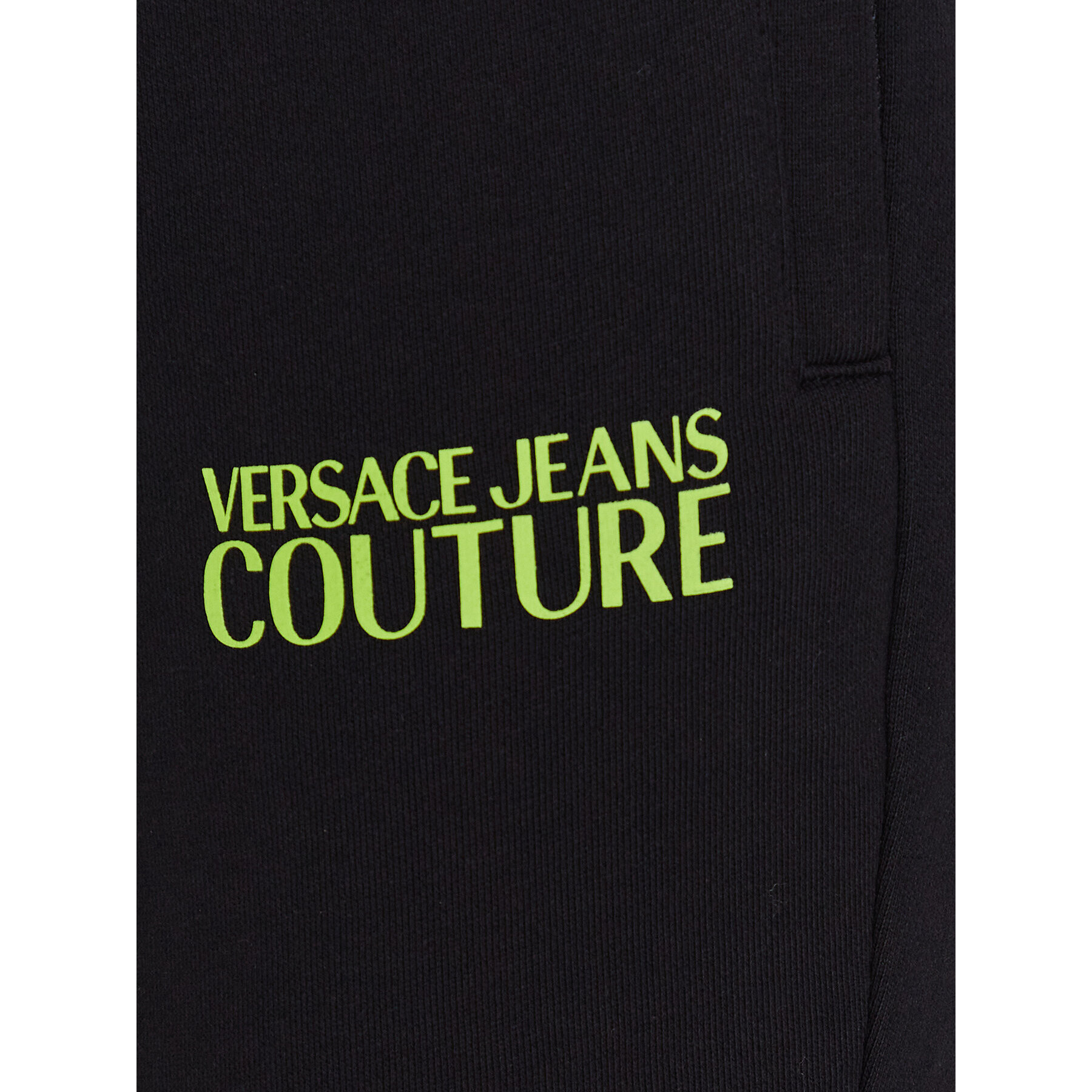 Versace Jeans Couture Долнище анцуг Logo 74HAAT03 Черен Regular Fit - Pepit.bg