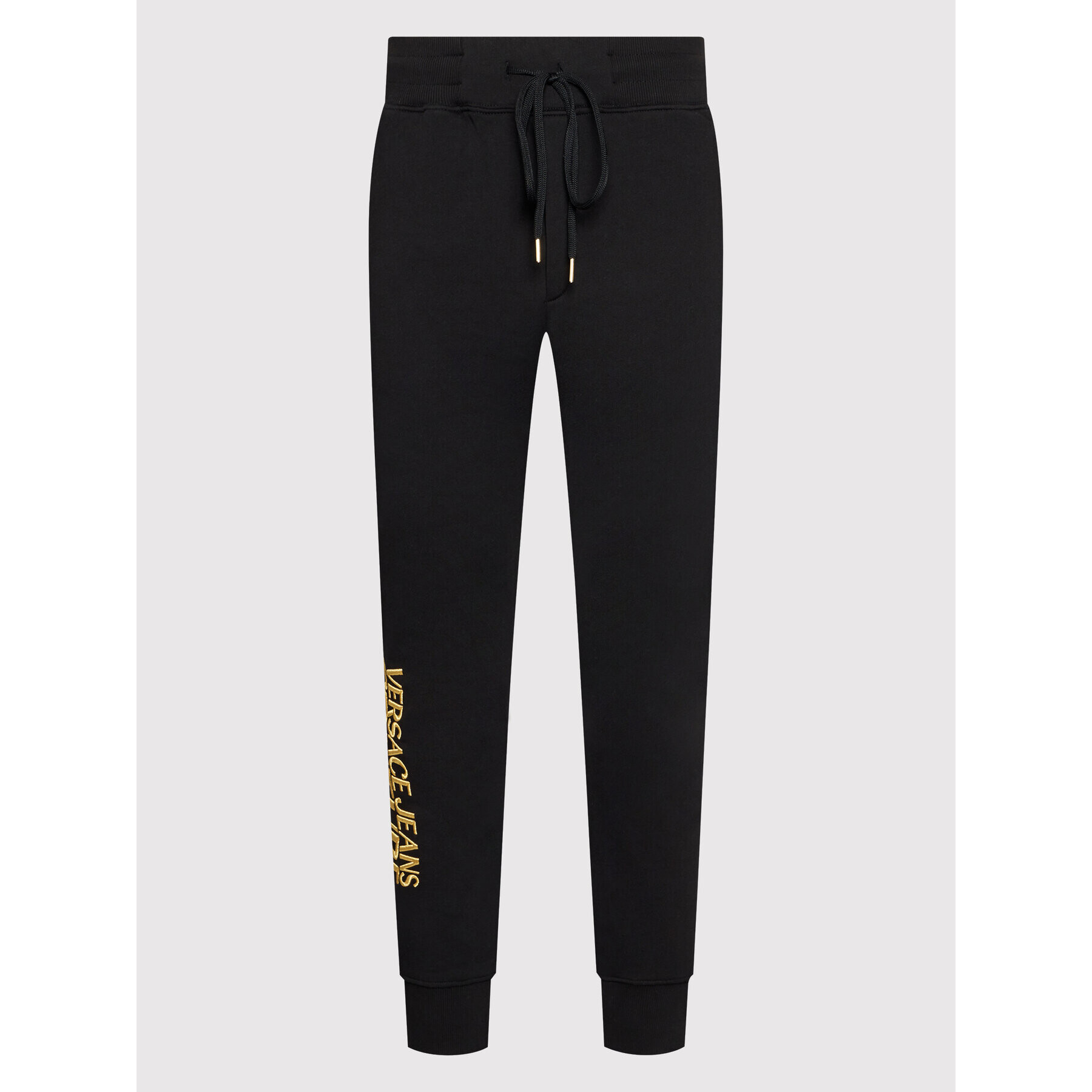 Versace Jeans Couture Долнище анцуг Logo Embro 71GAAT01 Черен Regular Fit - Pepit.bg