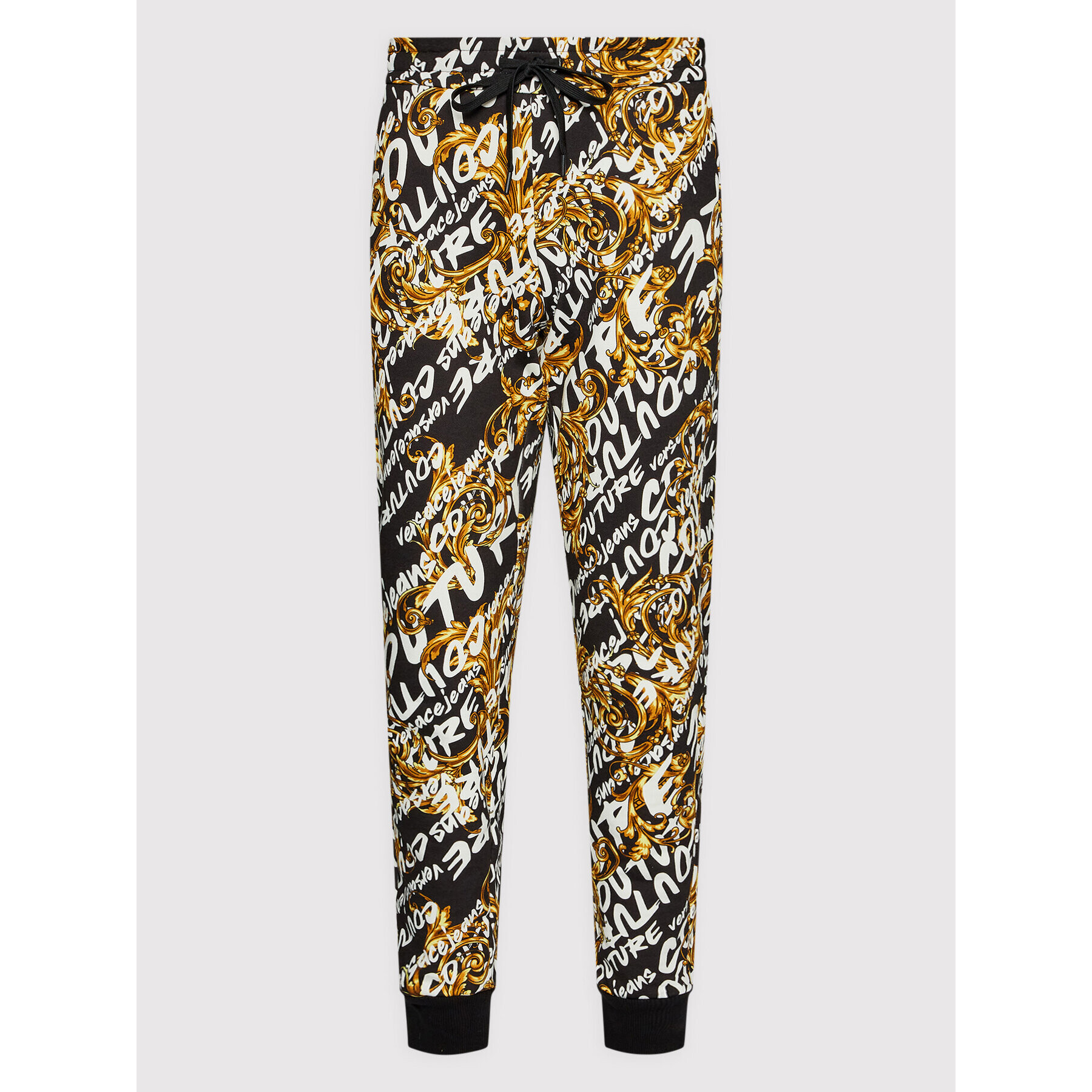 Versace Jeans Couture Долнище анцуг Brush 73HAA310 Черен Regular Fit - Pepit.bg