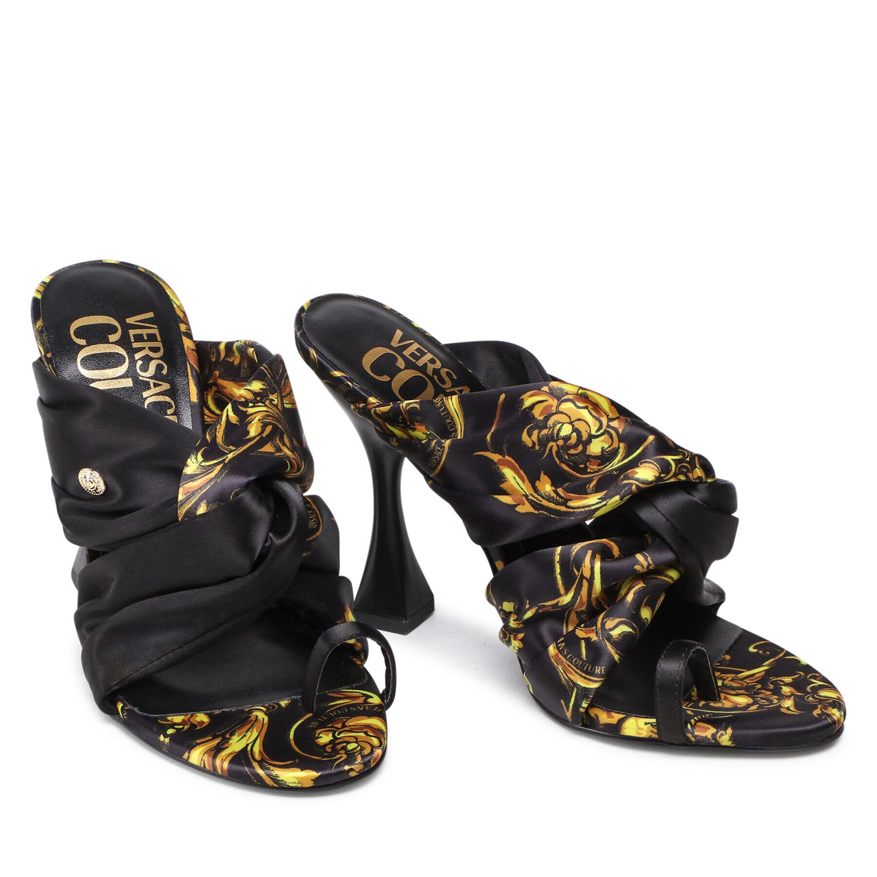 Versace Jeans Couture Джапанки 72VA3S11 Черен - Pepit.bg