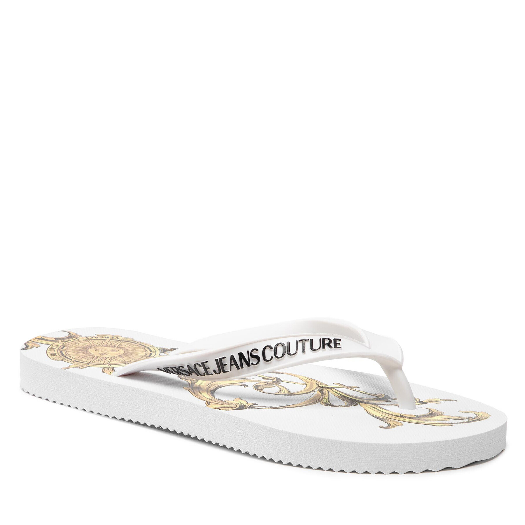 Versace Jeans Couture Джапанки 72VA3SQ7 Бял - Pepit.bg