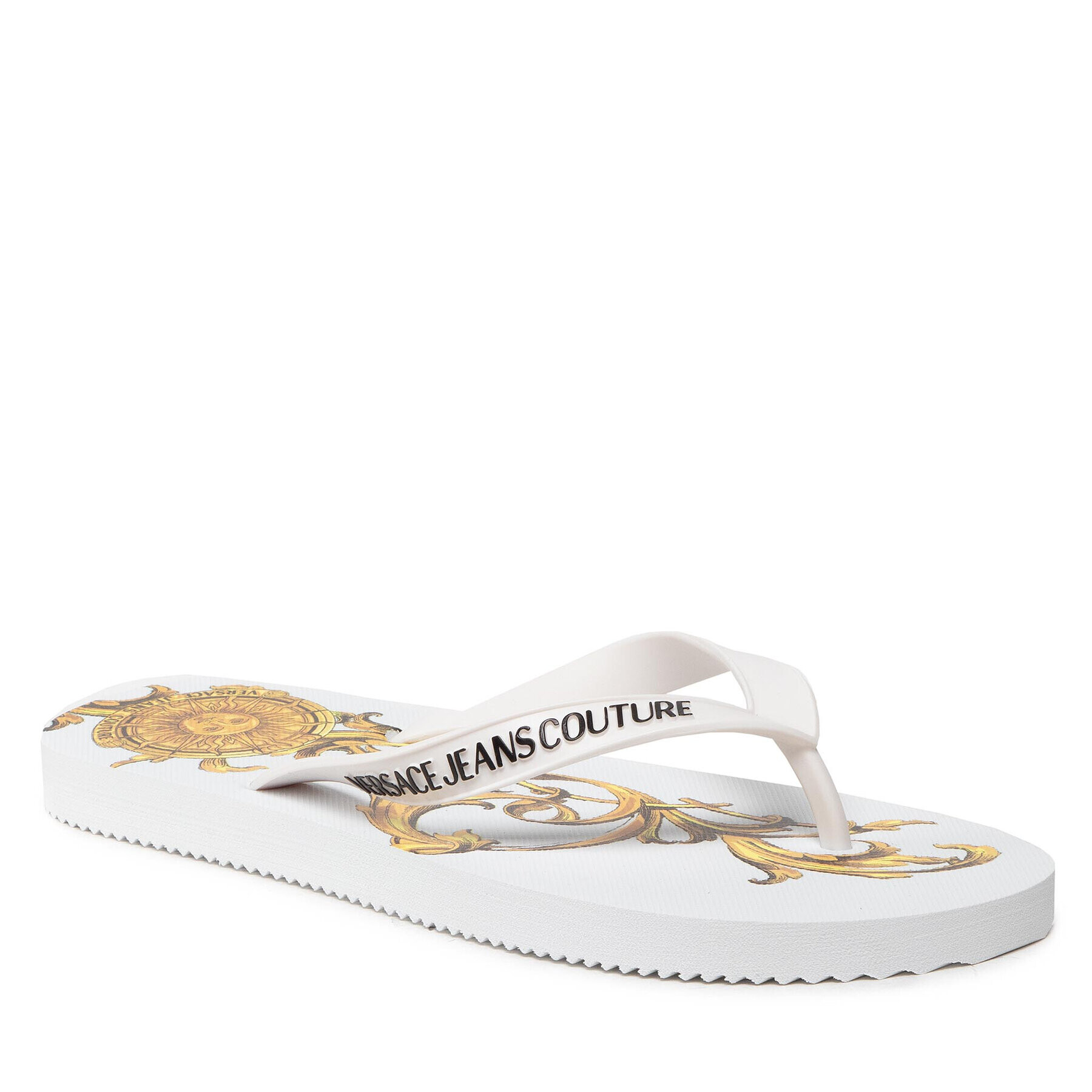 Versace Jeans Couture Джапанки 72YA3SQ7 Бял - Pepit.bg