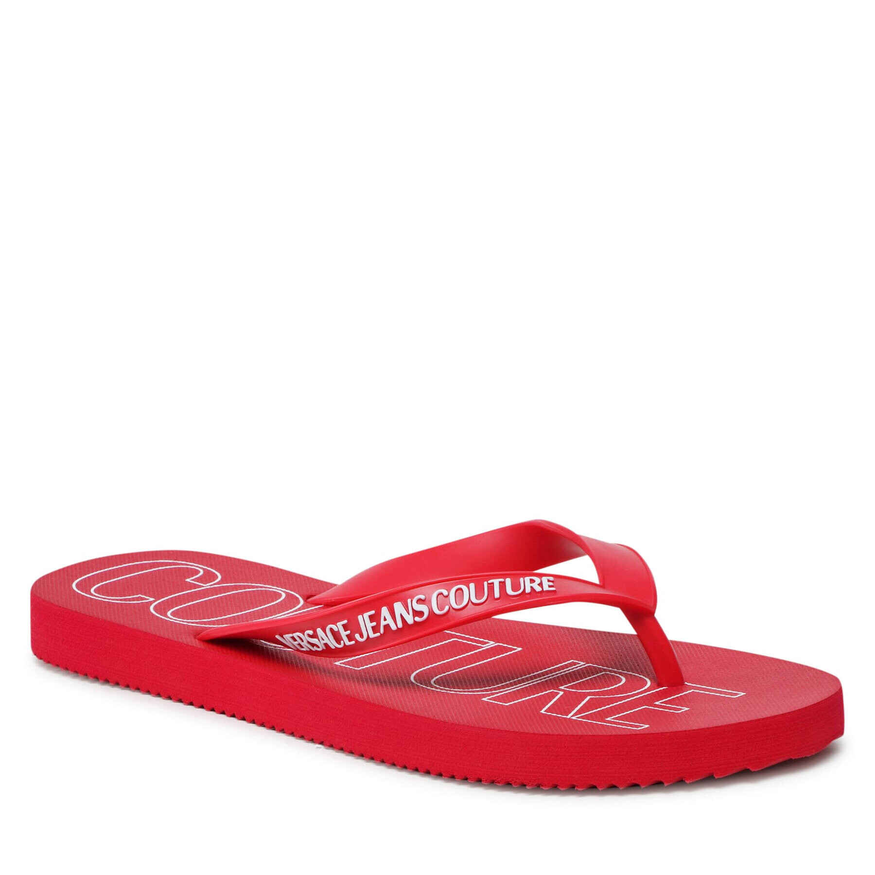 Versace Jeans Couture Джапанки 72YA3SQ7 Червен - Pepit.bg