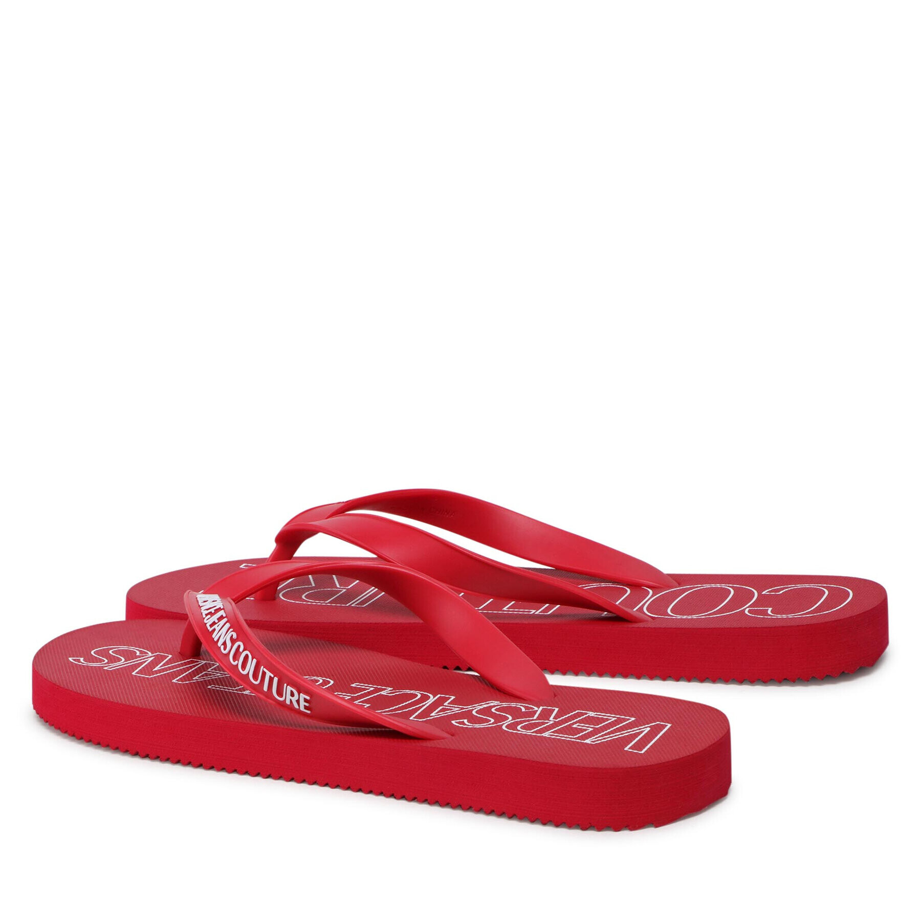 Versace Jeans Couture Джапанки 72YA3SQ7 Червен - Pepit.bg