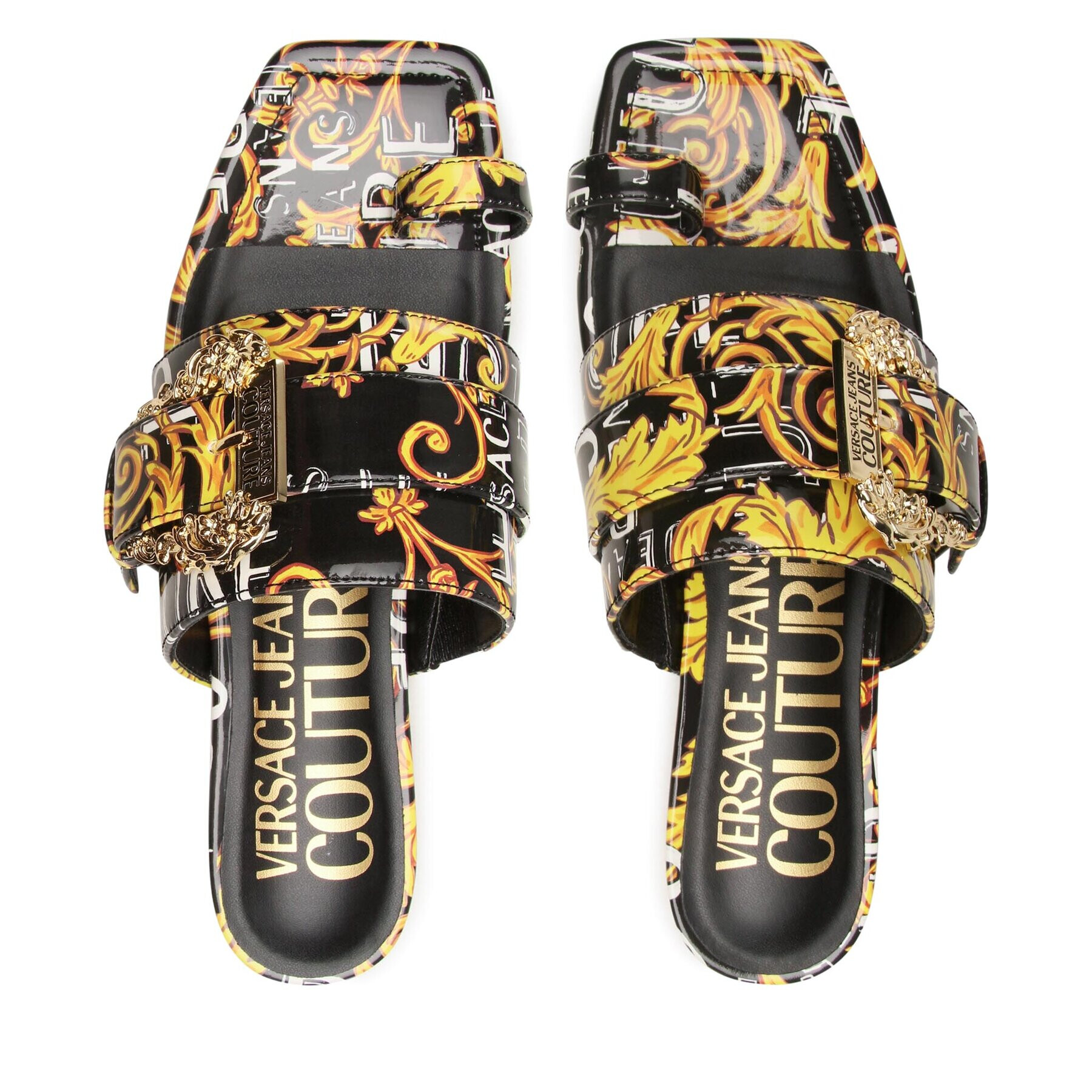 Versace Jeans Couture Джапанки 74VA3S62 Жълт - Pepit.bg