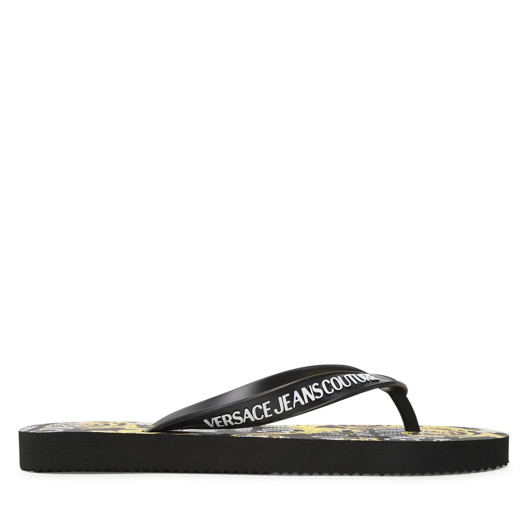 Versace Jeans Couture Джапанки 74VA3SQ7 Черен - Pepit.bg