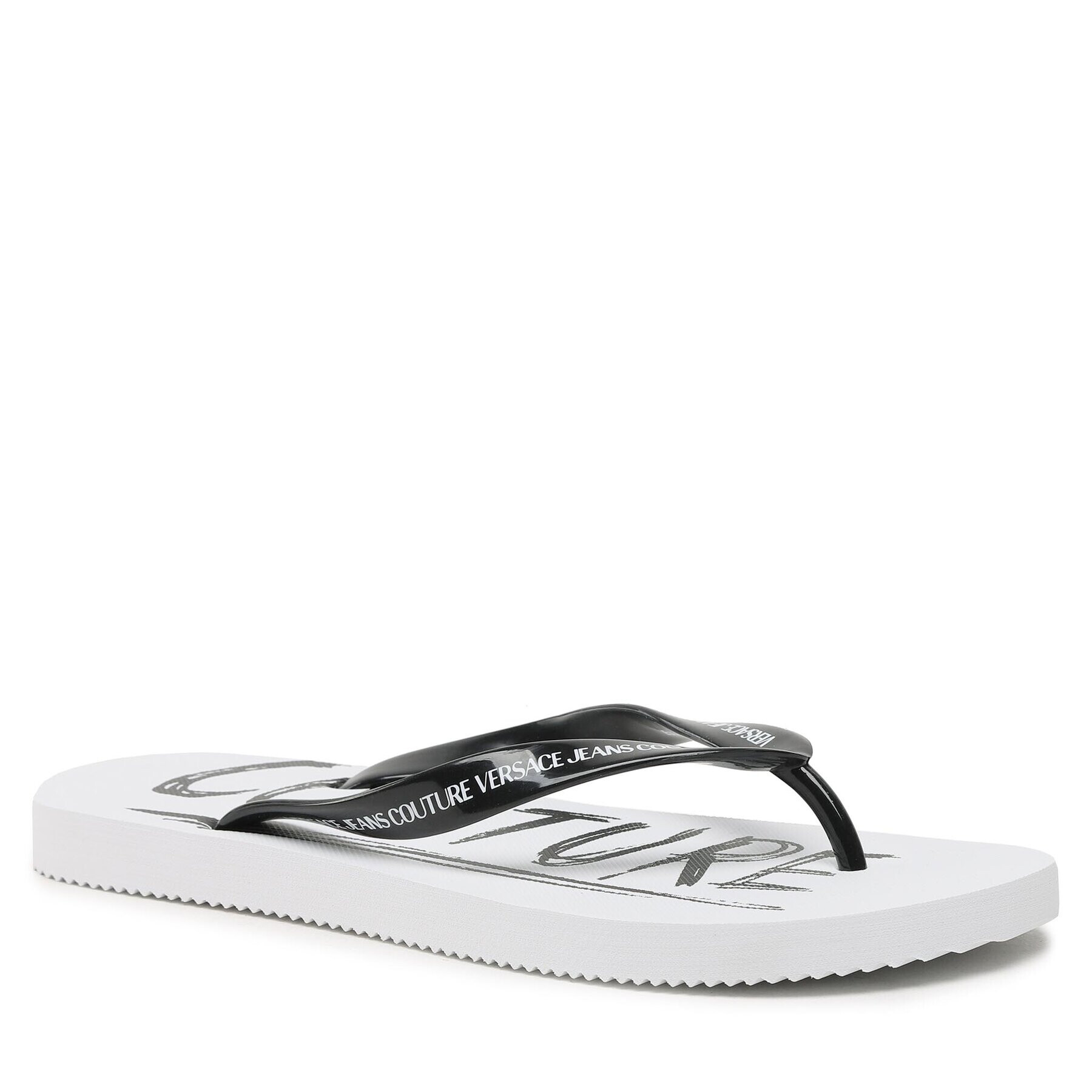 Versace Jeans Couture Джапанки 74YA3SQ7 Черен - Pepit.bg
