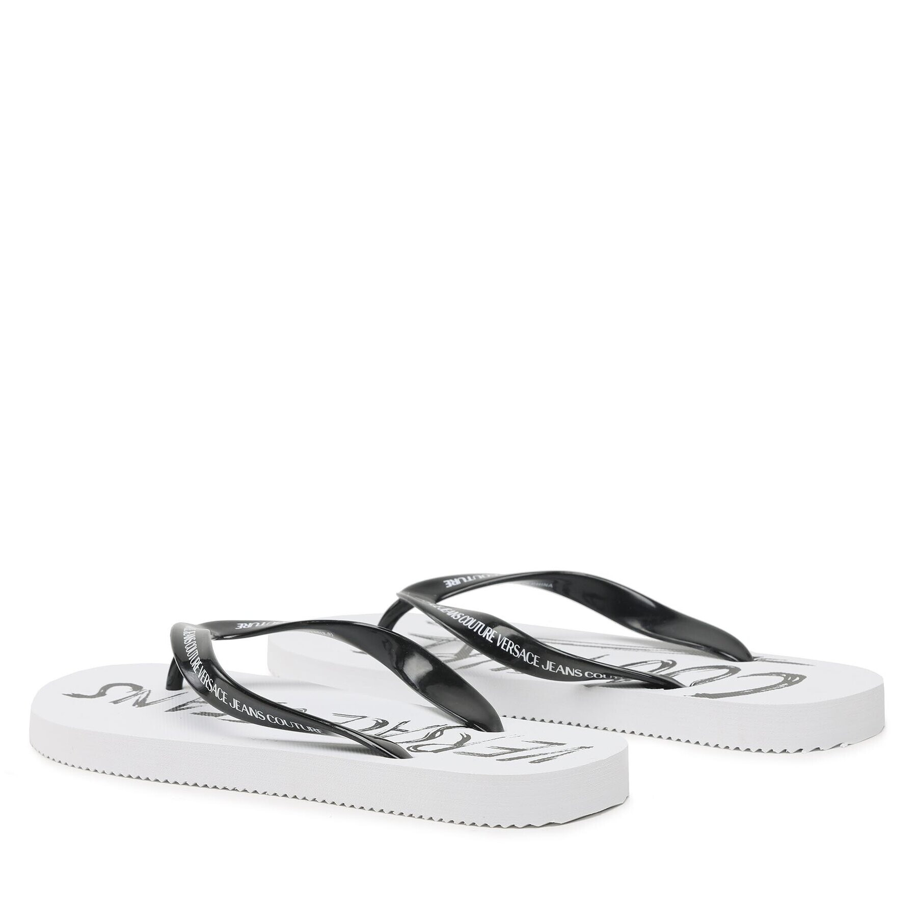 Versace Jeans Couture Джапанки 74YA3SQ7 Черен - Pepit.bg