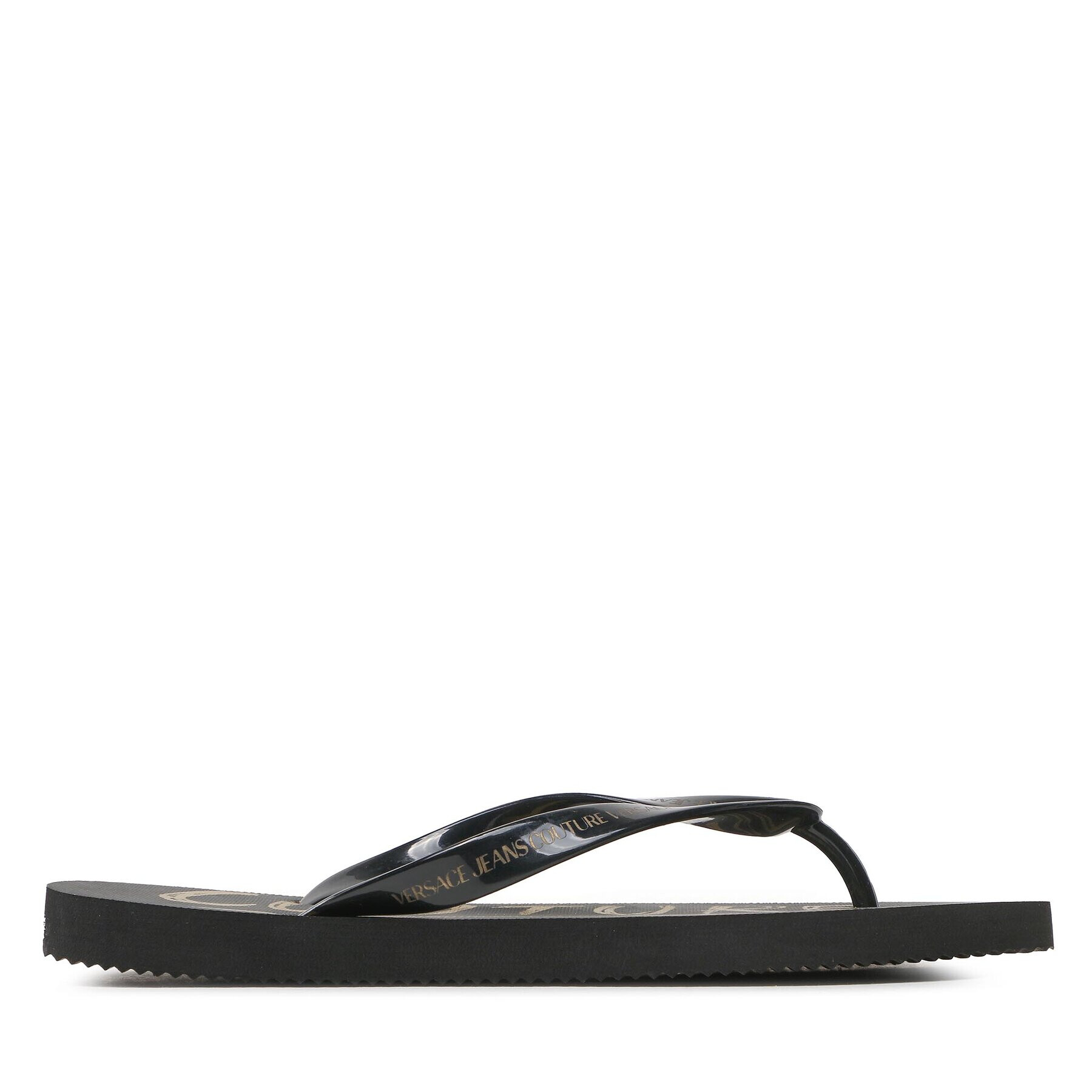 Versace Jeans Couture Джапанки 74YA3SQ7 Черен - Pepit.bg