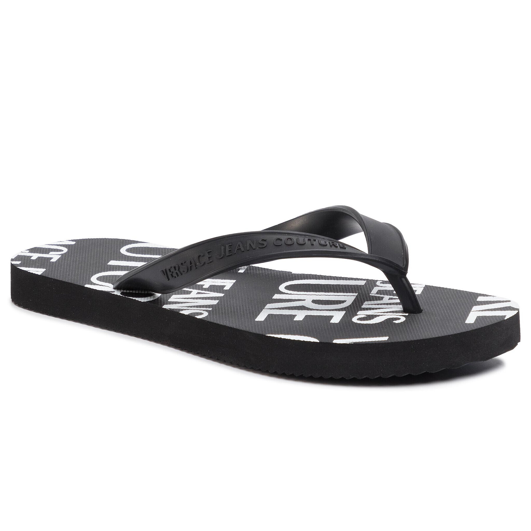 Versace Jeans Couture Джапанки E0VVBSQ7 Черен - Pepit.bg