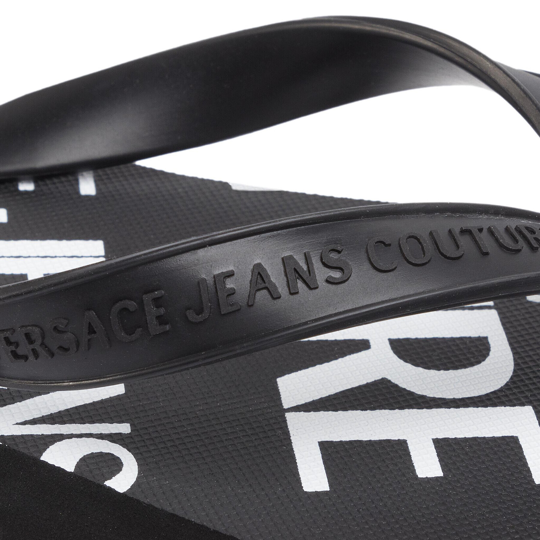 Versace Jeans Couture Джапанки E0VVBSQ7 Черен - Pepit.bg