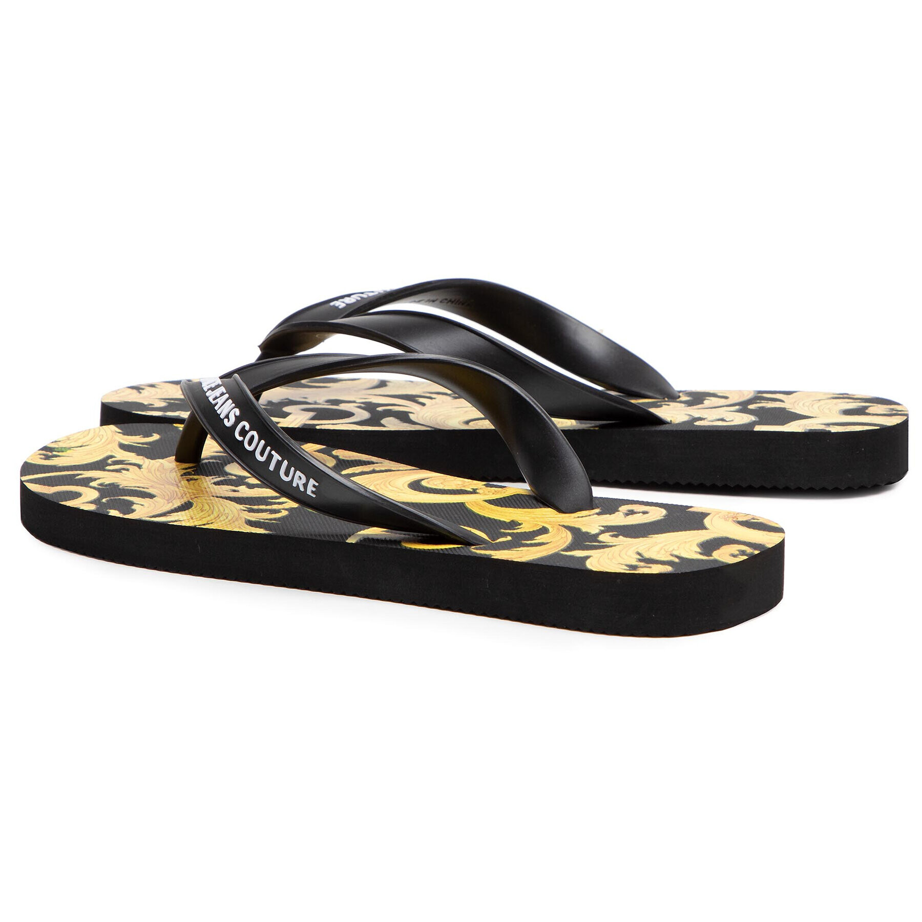 Versace Jeans Couture Джапанки E0VWASQ7 Черен - Pepit.bg