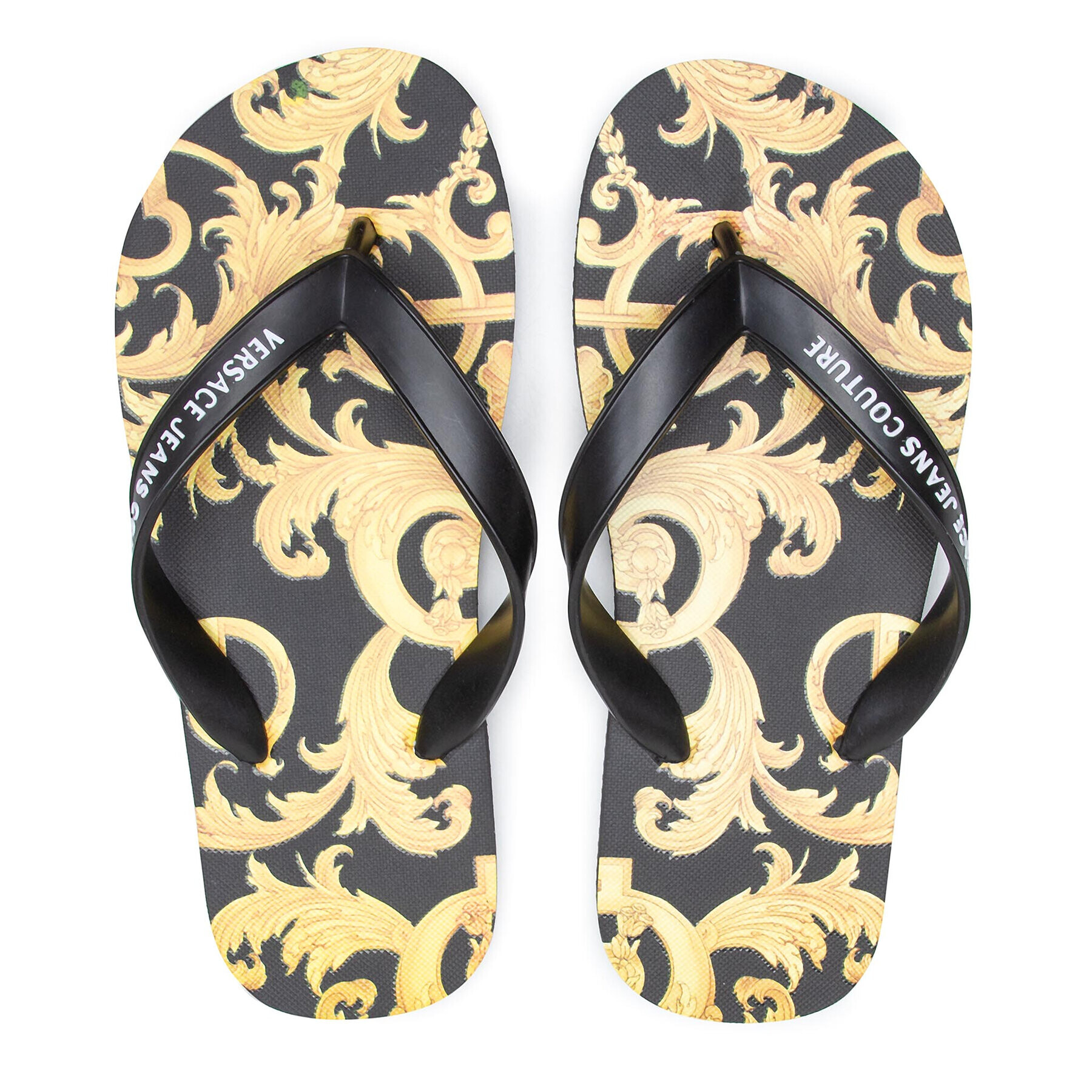 Versace Jeans Couture Джапанки E0VWASQ7 Черен - Pepit.bg