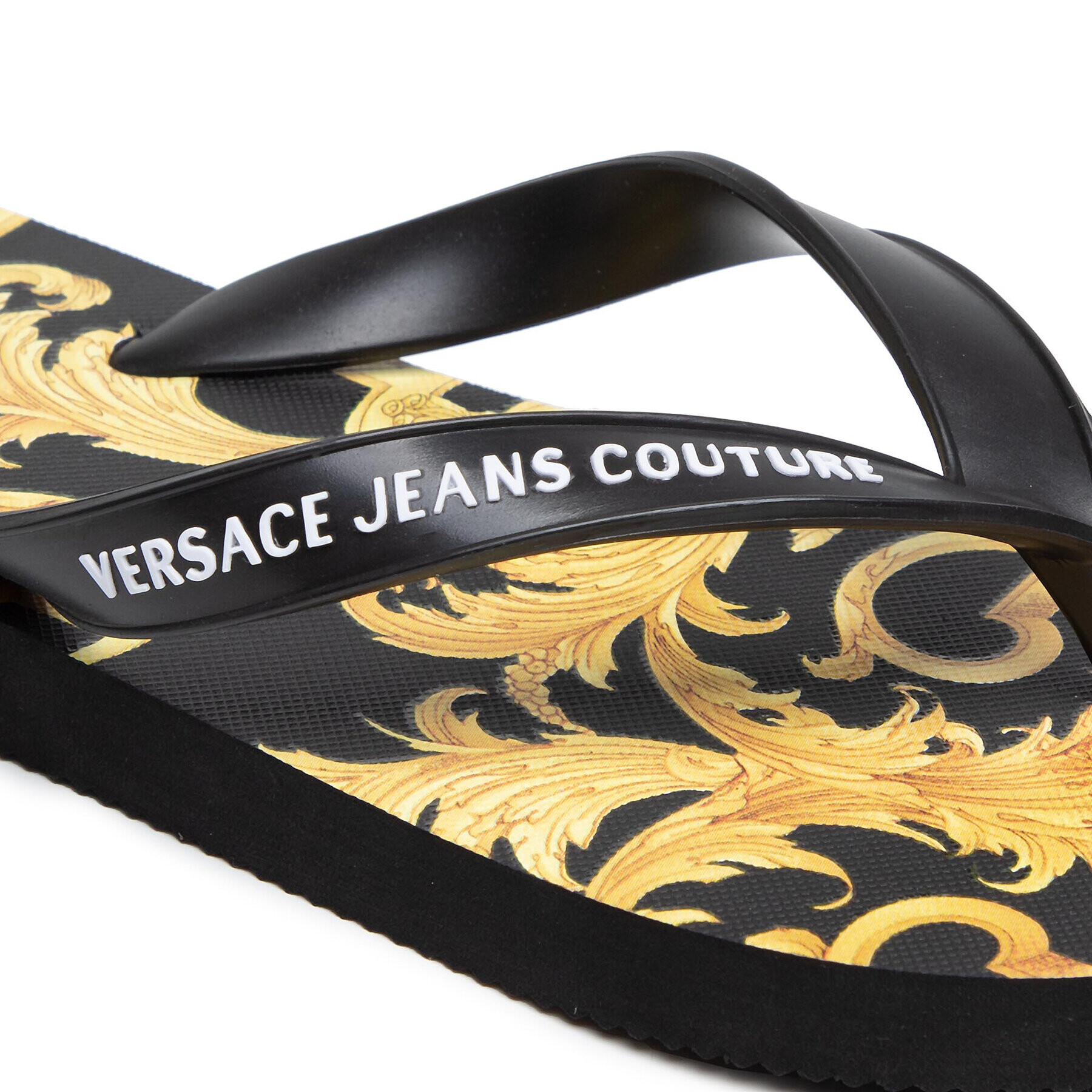 Versace Jeans Couture Джапанки E0VWASQ7 Черен - Pepit.bg