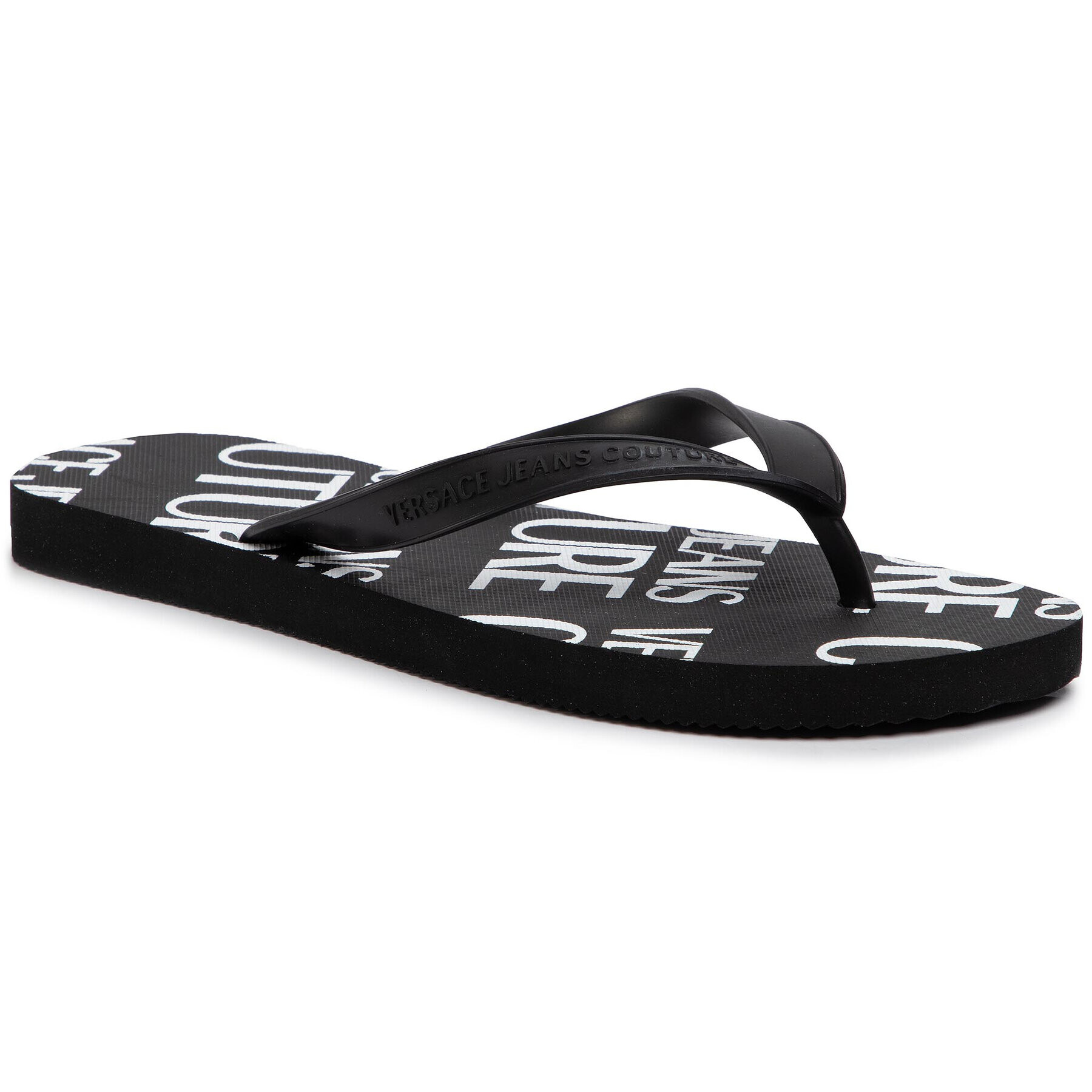 Versace Jeans Couture Джапанки E0YVBSQ7 71403 Черен - Pepit.bg